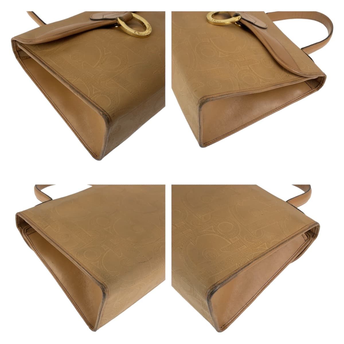 Dior Dior Dior Trotter Coated Canvas/Leather 2way bag Canvas Shoulder Bag DUTY FREE for USA Size ONE SIZE - 3 Thumbnail