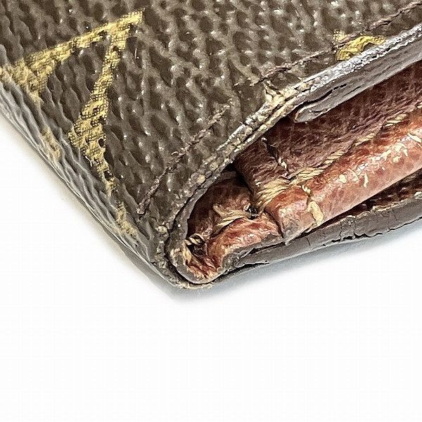 Louis Vuitton Louis Vuitton Louis Vuitton Porte Monnaie Billets Cartes Monogram Wallet Canvas Short Wallet M61652 DUTY FREE for USA Size ONE SIZE - 3 Thumbnail