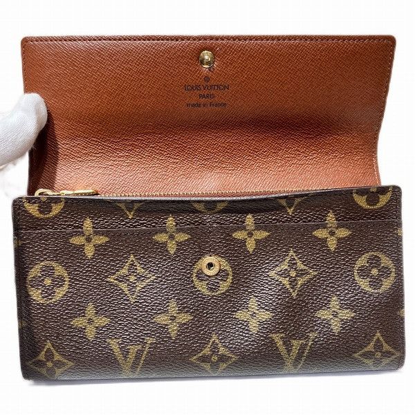 Louis Vuitton Louis Vuitton Louis Vuitton Pochette Porte Monnaie Credit Monogram Wallet Canvas Short Wallet M61725 Size ONE SIZE - 2 Thumbnail