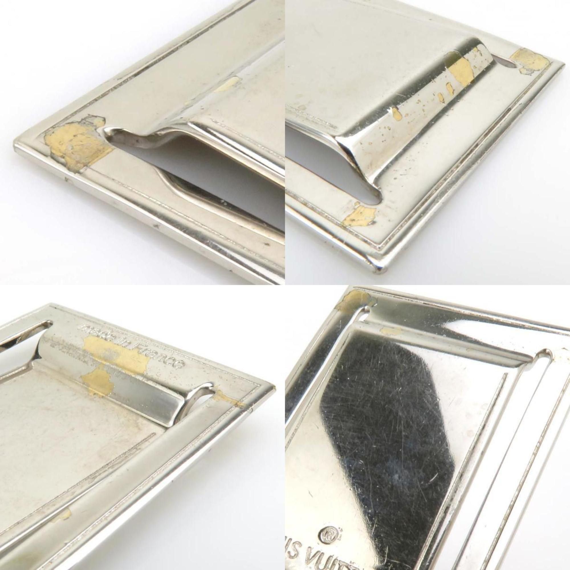 Louis Vuitton Louis Vuitton Money Clip Wallet, Porte-Adresse, Metal, Silver, Men's/Women's, M64691, H31375 Size ONE SIZE - 4 Thumbnail