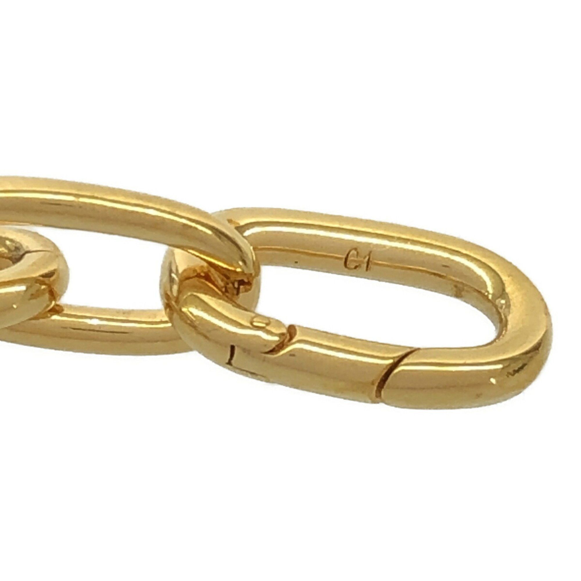 CELINE Triomphe Link Bracelet in Gold, 46T436BRA.35OR, 100% Brass