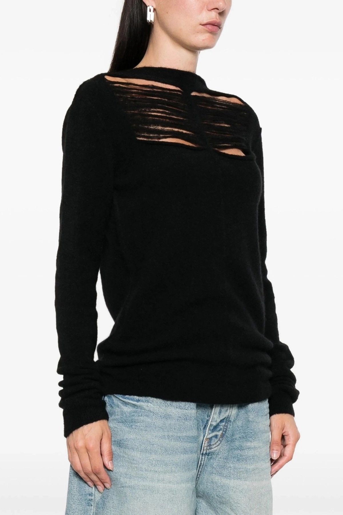 Rick Owens 'LS Top' sweater Size S / US 4 / IT 40 - 2 Thumbnail