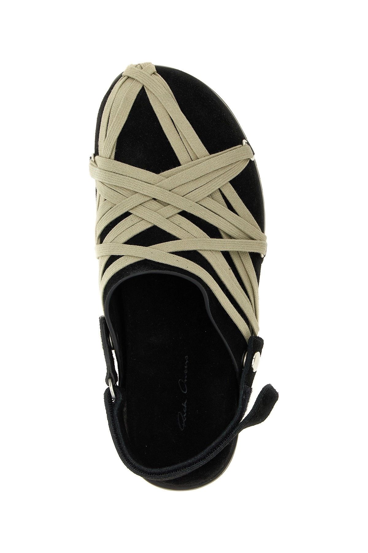 Rick Owens 'Megalace Mule Granola' sabots Size US 7 / EU 40 - 4 Thumbnail