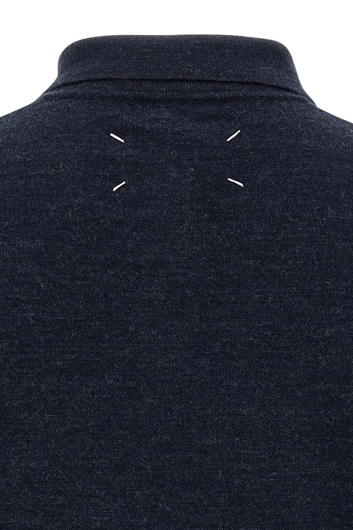 Maison Margiela Suede patch polo shirt Size US XL / EU 56 / 4 - 5 Thumbnail