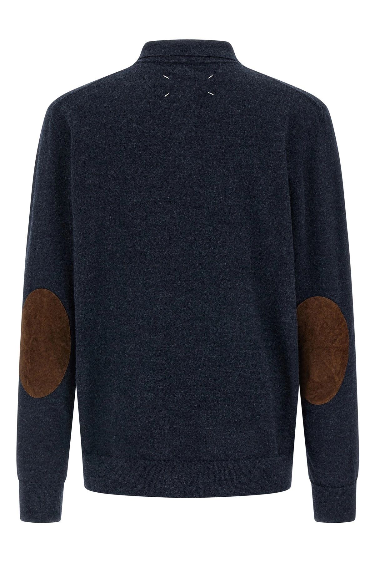 Maison Margiela Suede patch polo shirt Size US XL / EU 56 / 4 - 2 Thumbnail