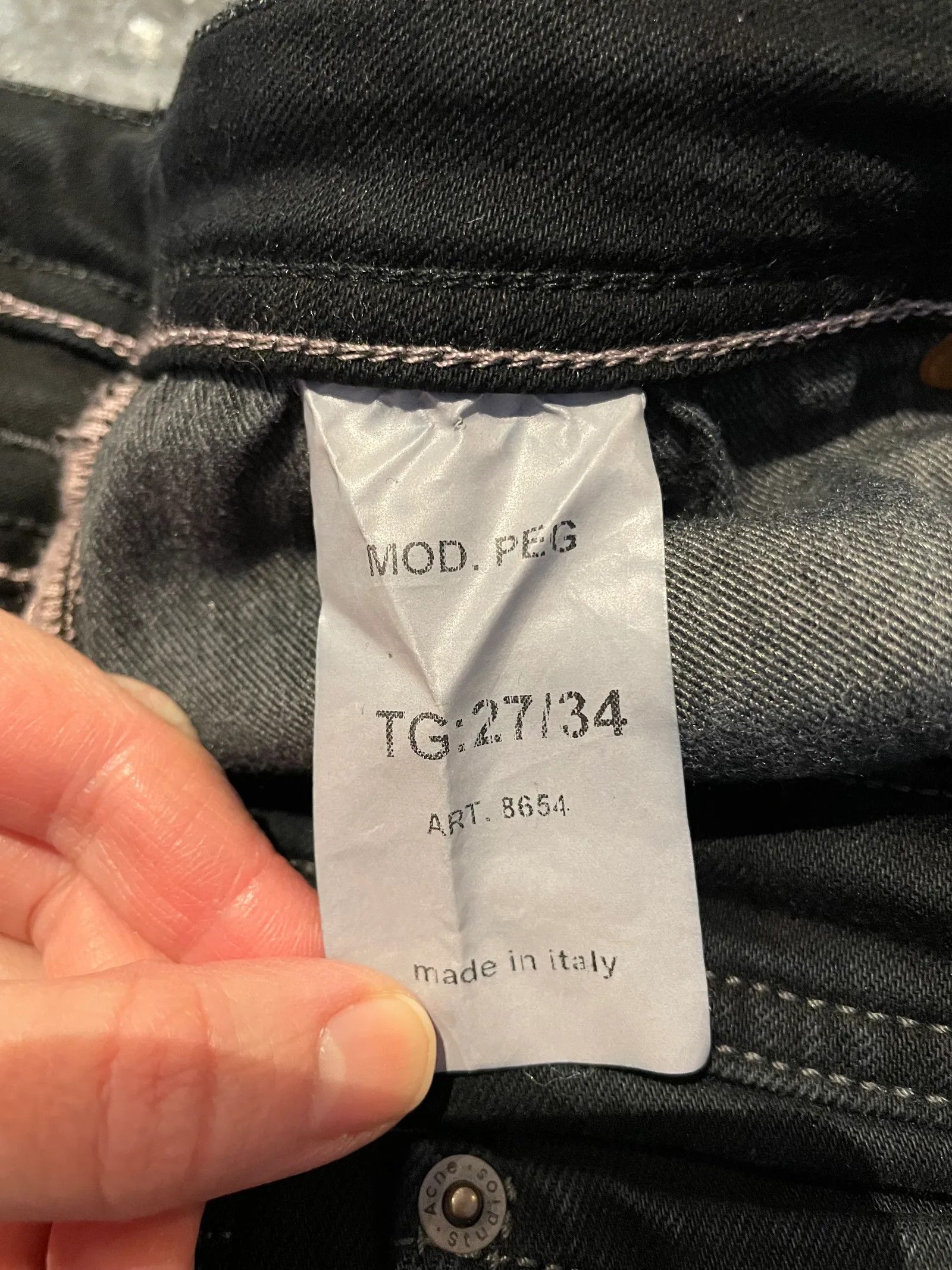 Acne Studios Acne Studios Peg Jeans Size 27" / US 4 / IT 40 - 3 Thumbnail