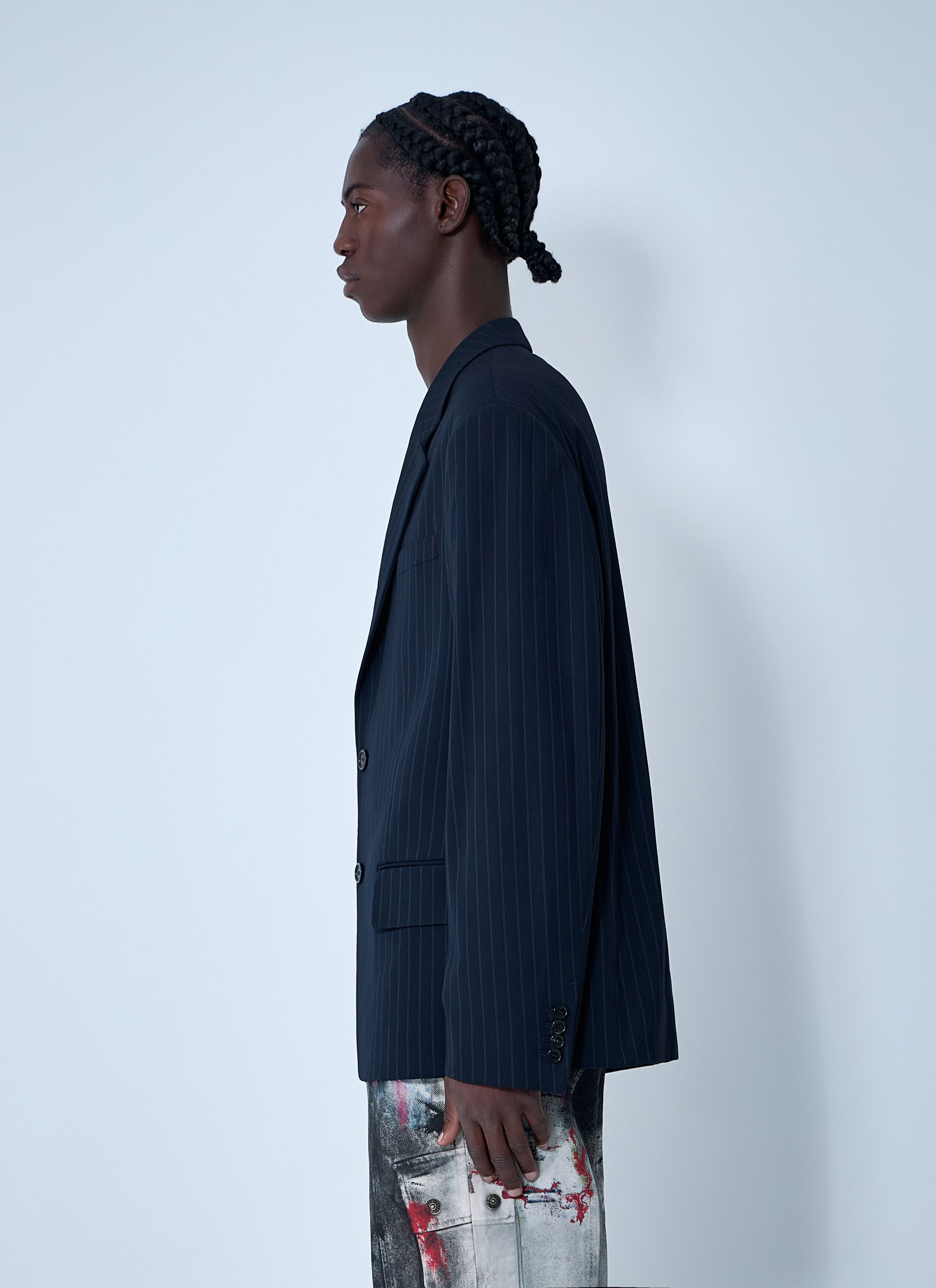Acne Studios Single-Breasted Blazer Size US L / EU 52-54 / 3 - 3 Thumbnail