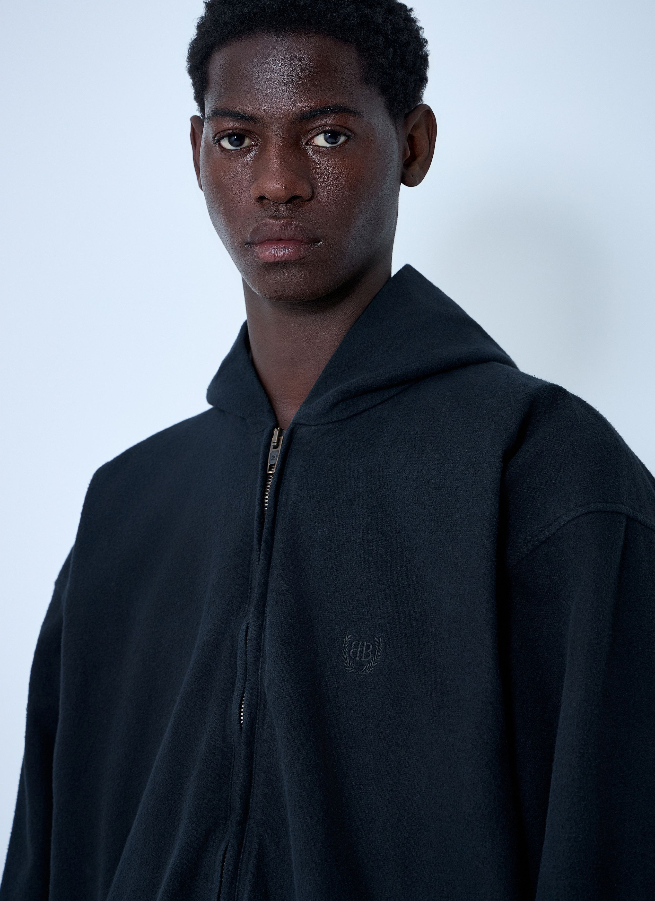 Balenciaga Logo Motif Zip-Up Jacket Size US M / EU 48-50 / 2 - 5 Thumbnail