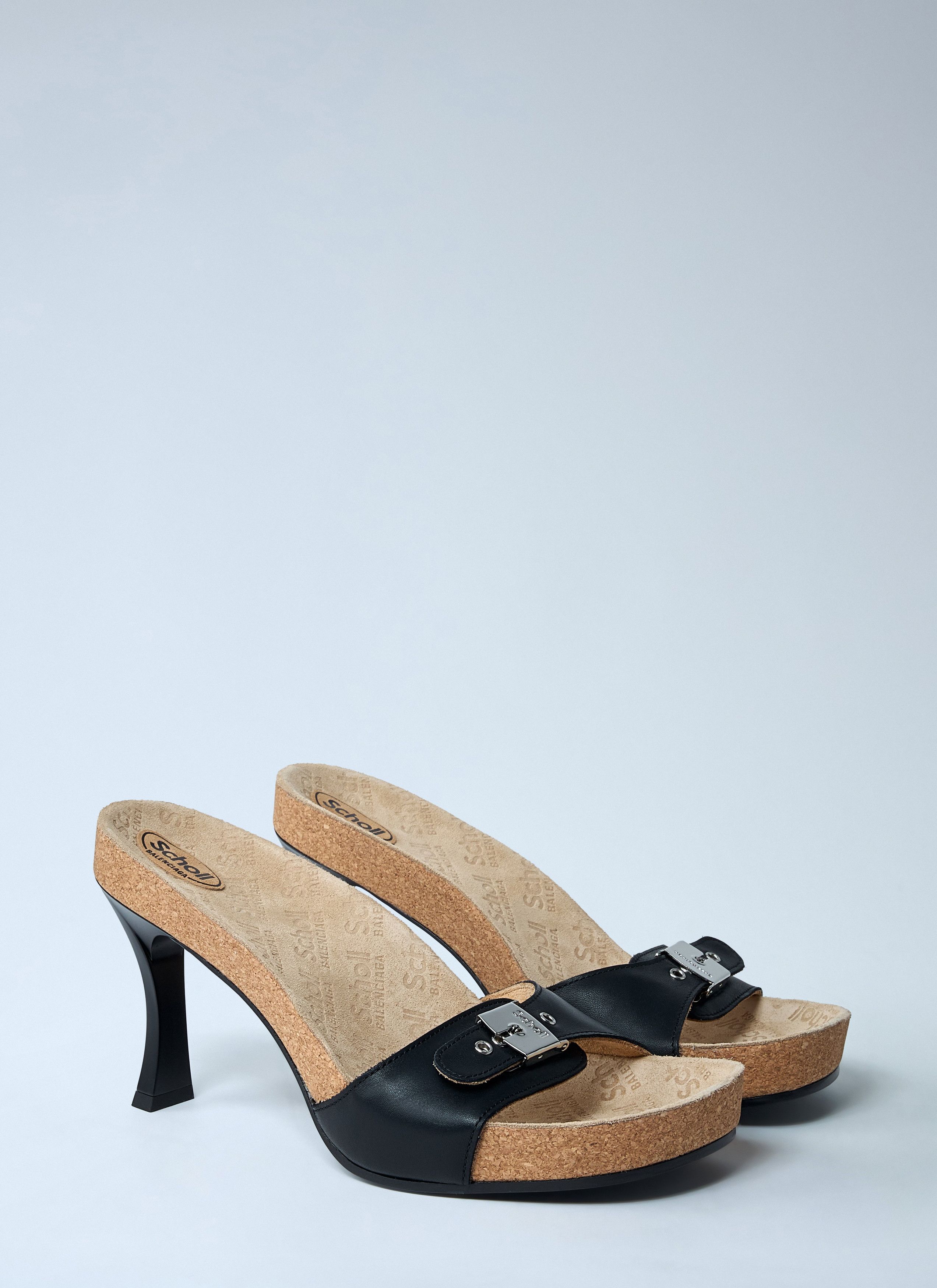 Balenciaga Scholl Heeled Sandals Size US 7 / IT 37 - 2 Thumbnail