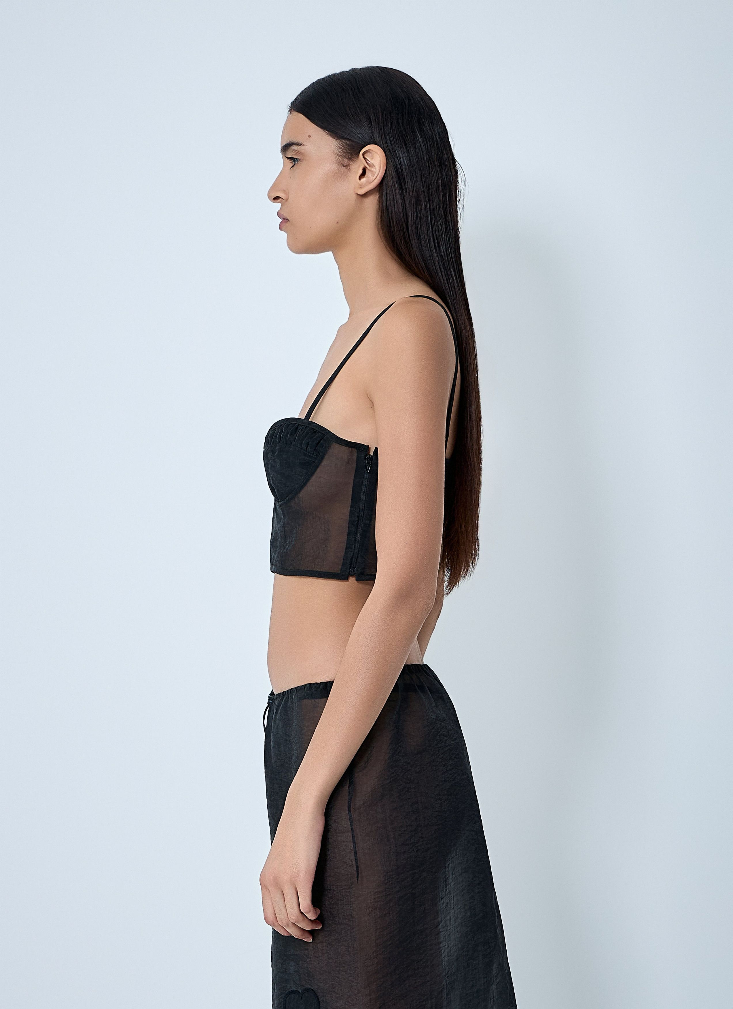 Cecilie Bahnsen Semi-Sheer Bralet Size M / US 6-8 / IT 42-44 - 3 Thumbnail