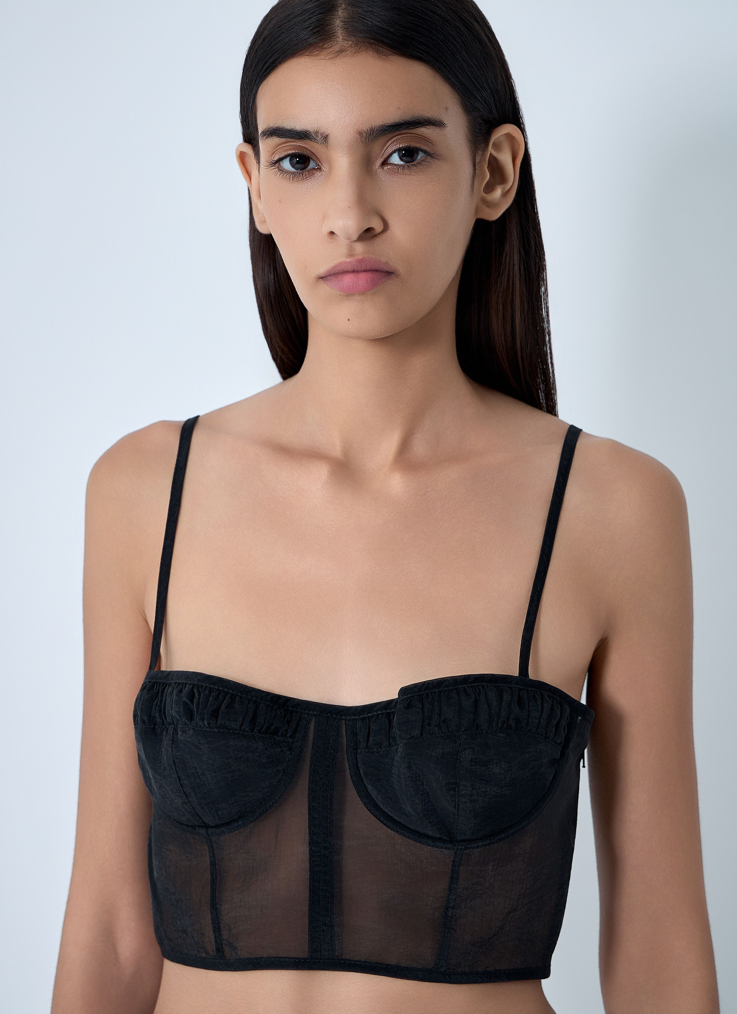 Cecilie Bahnsen Semi-Sheer Bralet Size M / US 6-8 / IT 42-44 - 5 Thumbnail