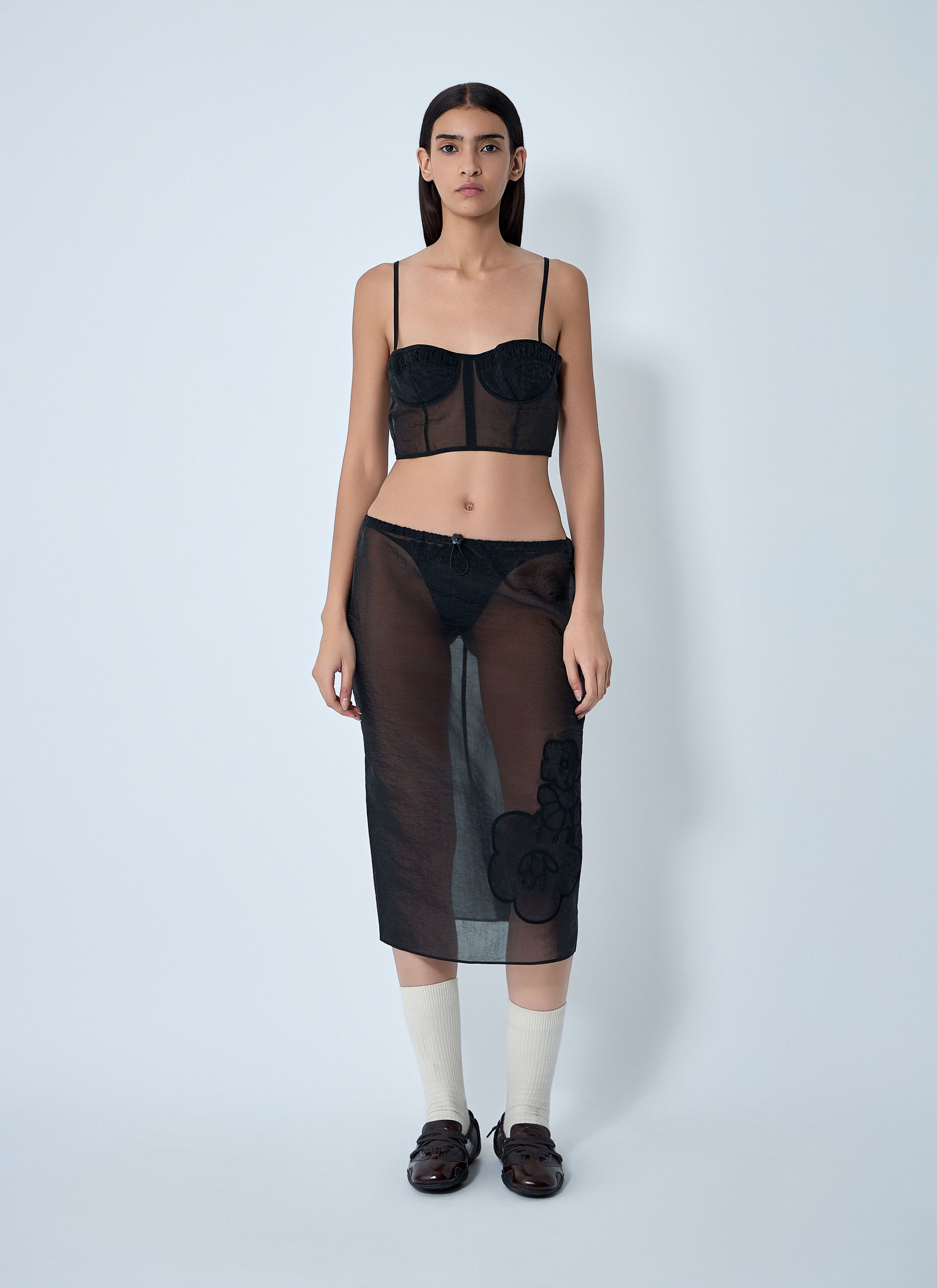 Cecilie Bahnsen Semi-Sheer Bralet Size M / US 6-8 / IT 42-44 - 2 Thumbnail
