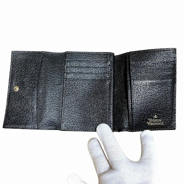 Vivienne Westwood Vivienne Westwood Vivienne Westwood Leather Tri-fold Wallet Leather Short Wallet DUTY FREE for USA Size ONE SIZE - 3 Thumbnail