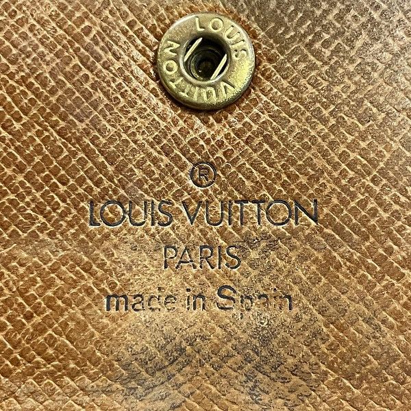 Louis Vuitton Louis Vuitton Louis Vuitton Pochette Portemonnaie Credit Monogram Long Wallet Canvas Long Wallet M61725 Size ONE SIZE - 4 Thumbnail