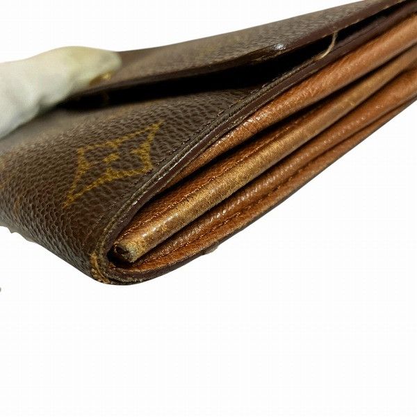 Louis Vuitton Louis Vuitton Louis Vuitton Pochette Portemonnaie Credit Monogram Long Wallet Canvas Long Wallet M61725 Size ONE SIZE - 5 Thumbnail