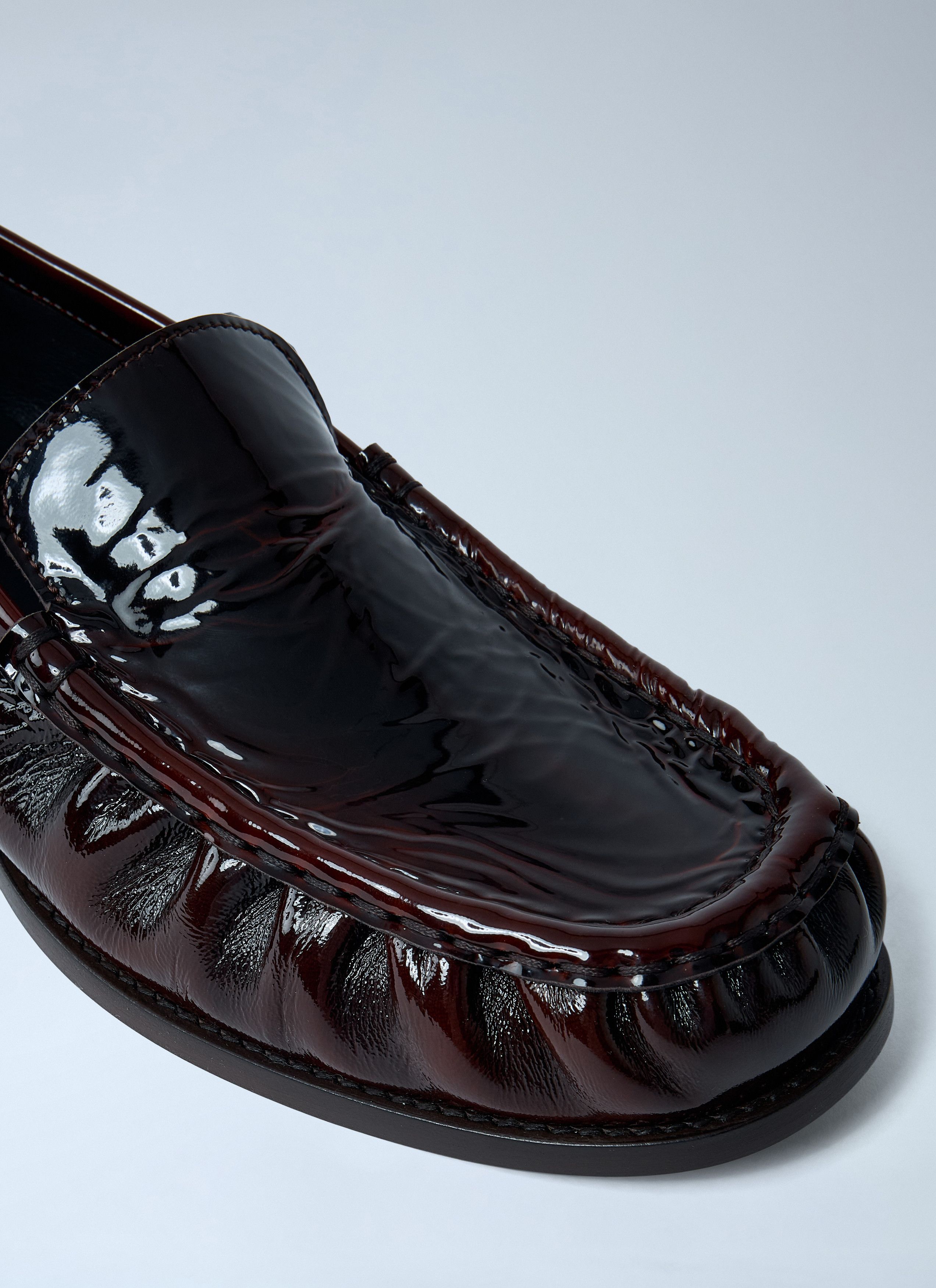 Dries Van Noten Patent Leather Loafers Size US 7 / IT 37 - 3 Thumbnail