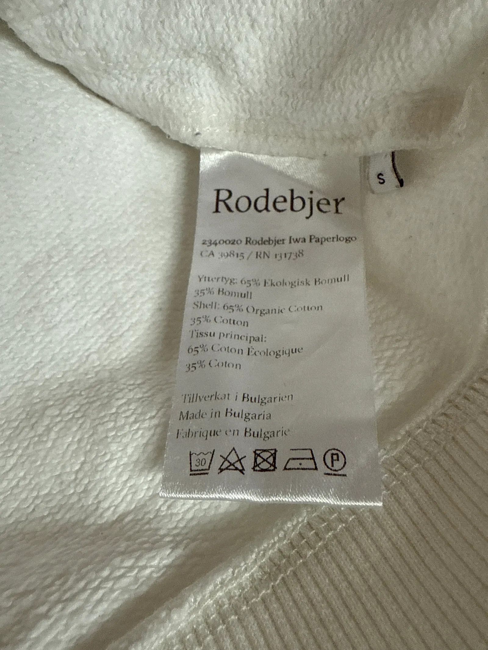 Rodebjer Rodebjer RODEBJER Rodebjer Iwa Paperlogo Sweatshirt Size S / US 4 / IT 40 - 4 Thumbnail