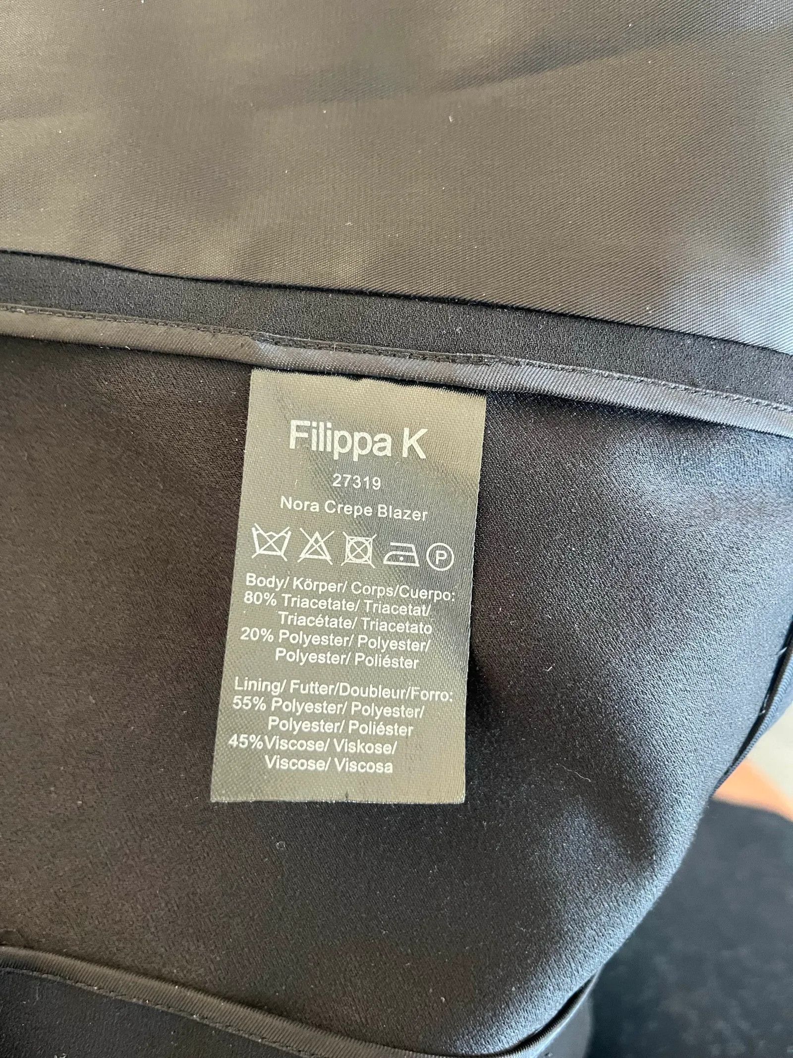 Filippa K Filippa K Nora crepe blazer Blazer Size XS / US 0-2 / IT 36-38 - 3 Thumbnail