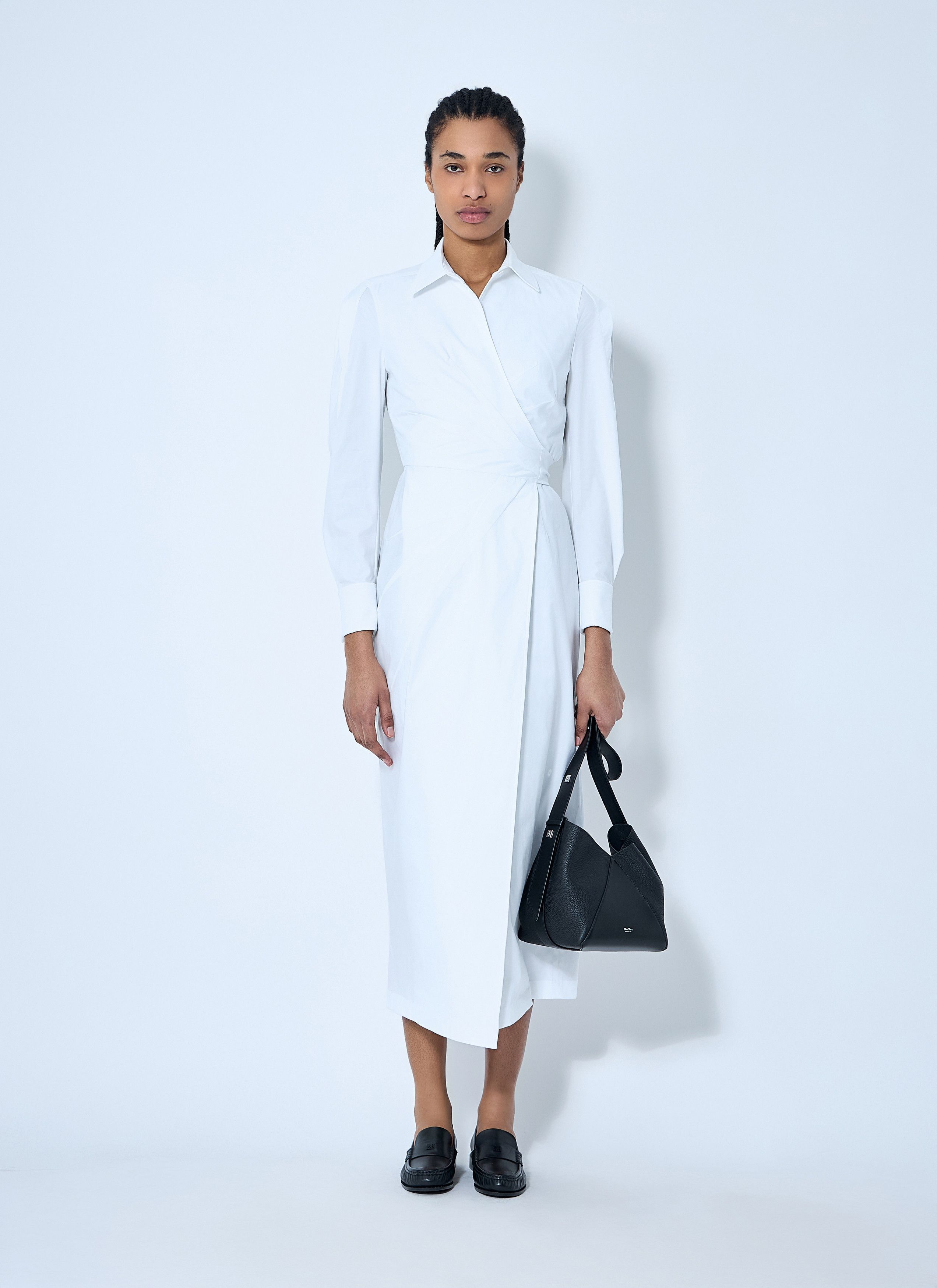 Max Mara Poplin Shirt Dress Size M / US 6-8 / IT 42-44 - 2 Thumbnail