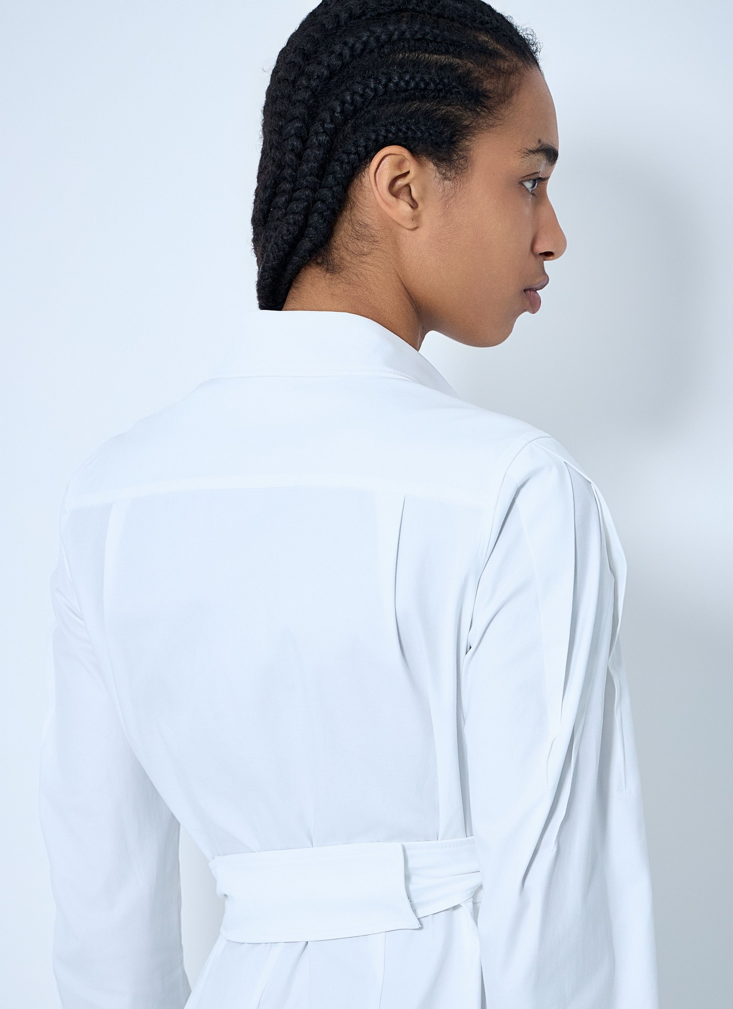 Max Mara Poplin Shirt Dress Size M / US 6-8 / IT 42-44 - 6 Thumbnail