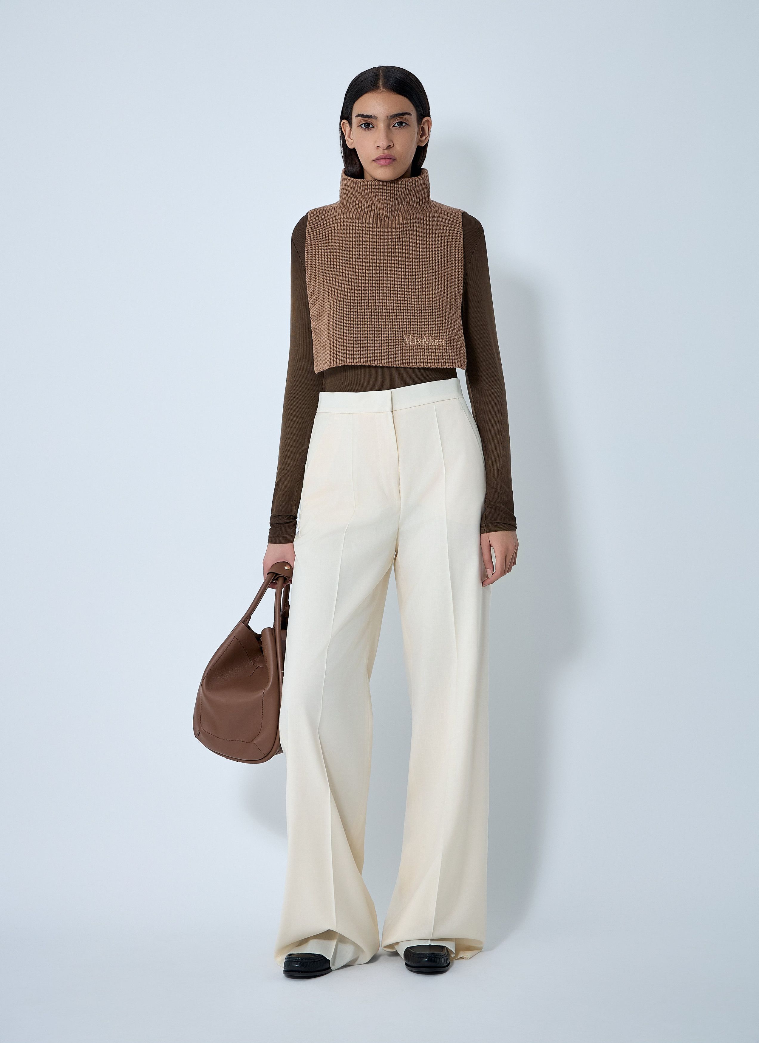 Max Mara Tailored Wool Pants Size 28" / US 6 / IT 42 - 2 Thumbnail
