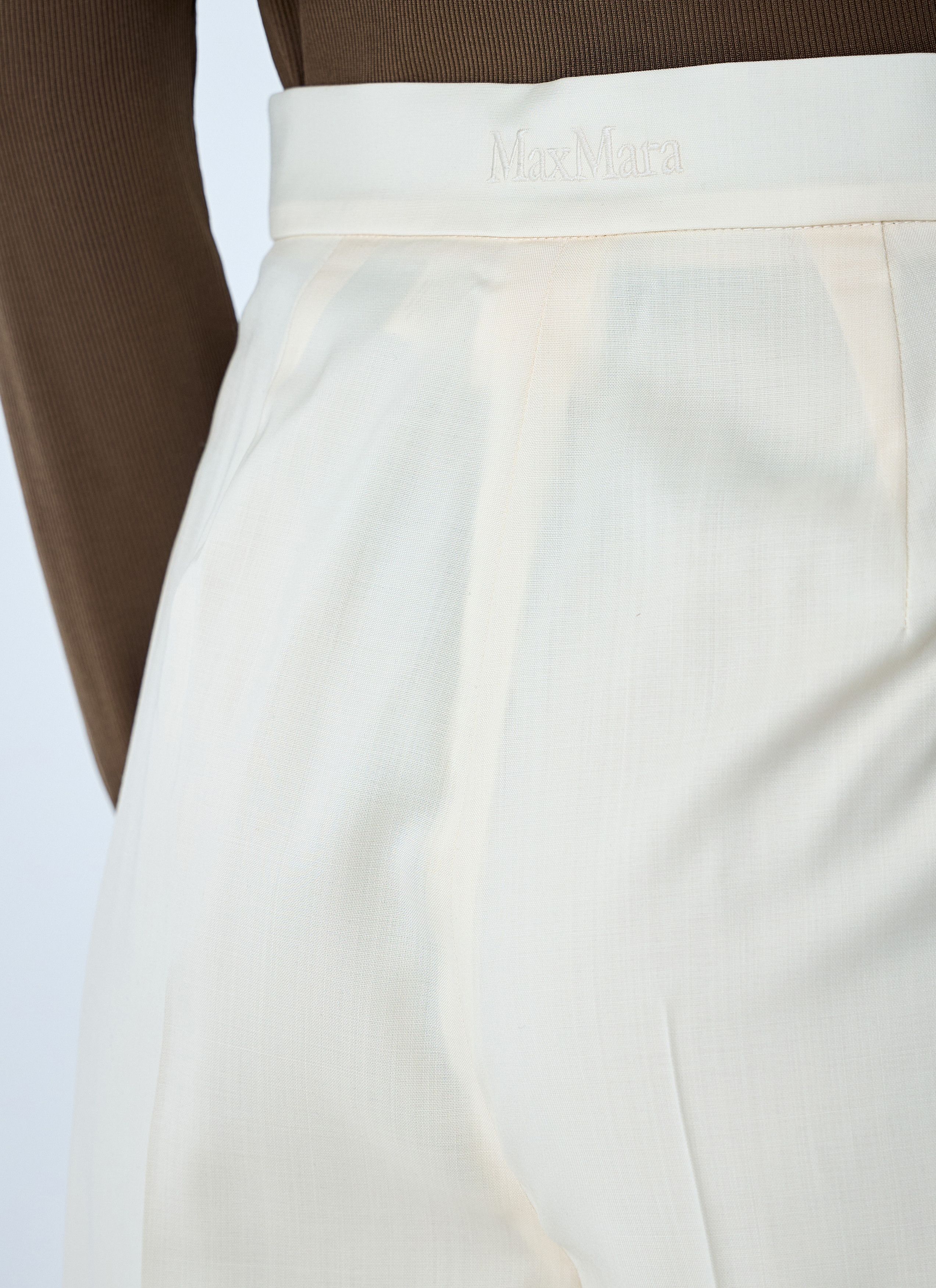 Max Mara Tailored Wool Pants Size 28" / US 6 / IT 42 - 6 Thumbnail