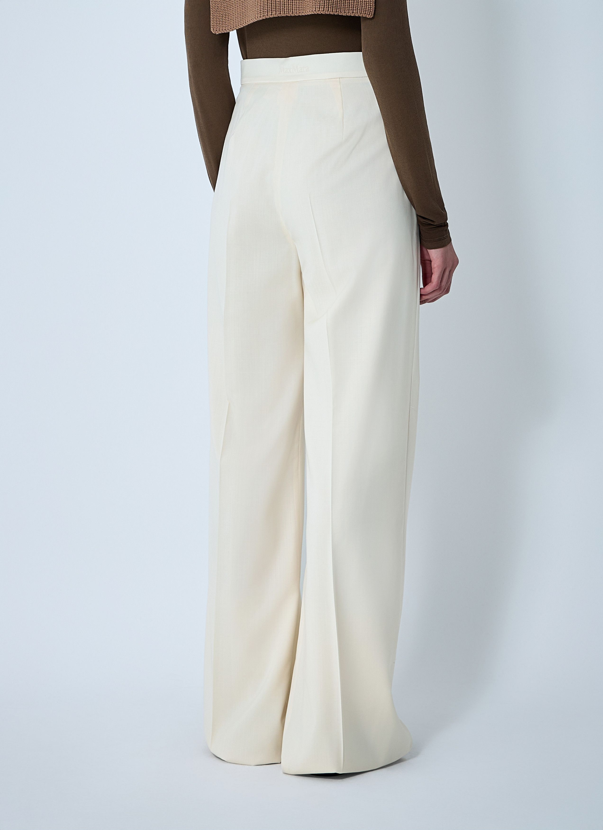 Max Mara Tailored Wool Pants Size 30" / US 8 / IT 44 - 4 Thumbnail