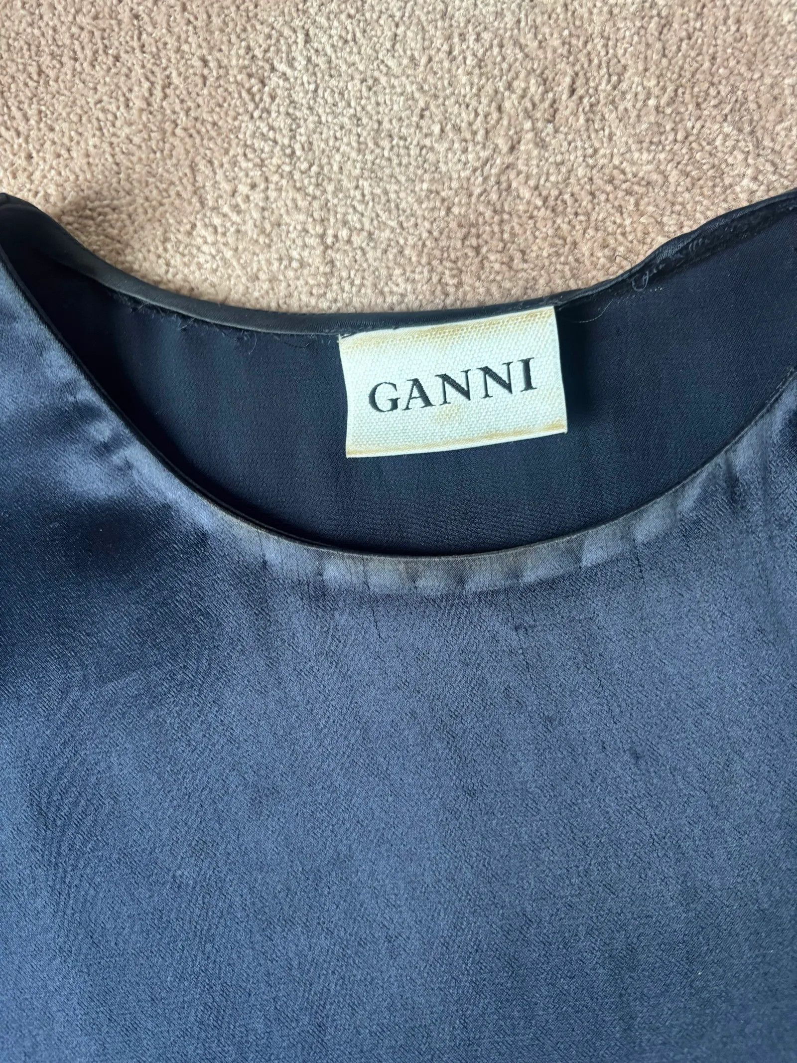Ganni Ganni Dress Size L / US 10 / IT 46 - 2 Thumbnail