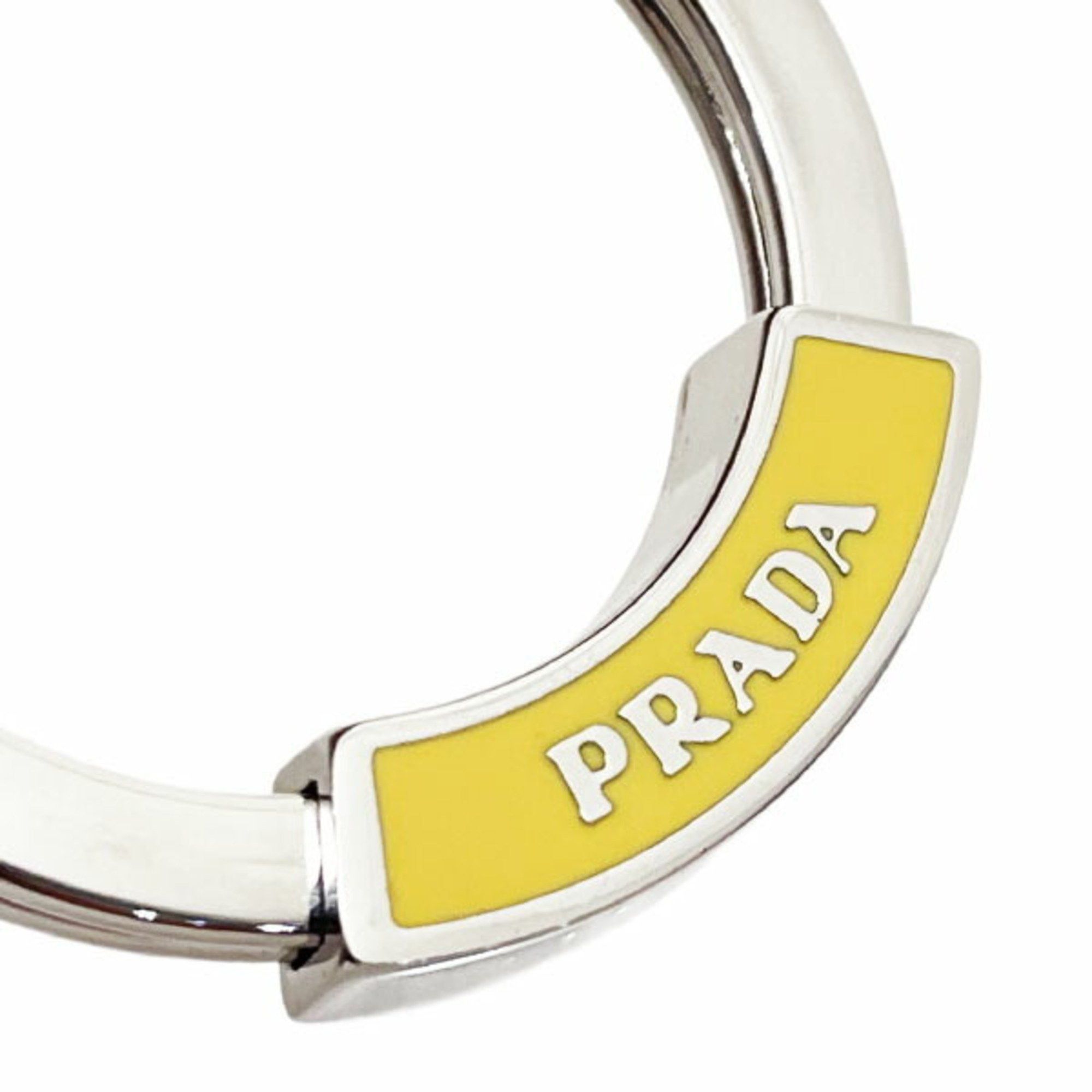 Prada Prada Keychain Key Ring 1AP023 PRADA Hook Charm Bag NICHEL SMALTO MAIS SS-15703 Size ONE SIZE - 5 Thumbnail