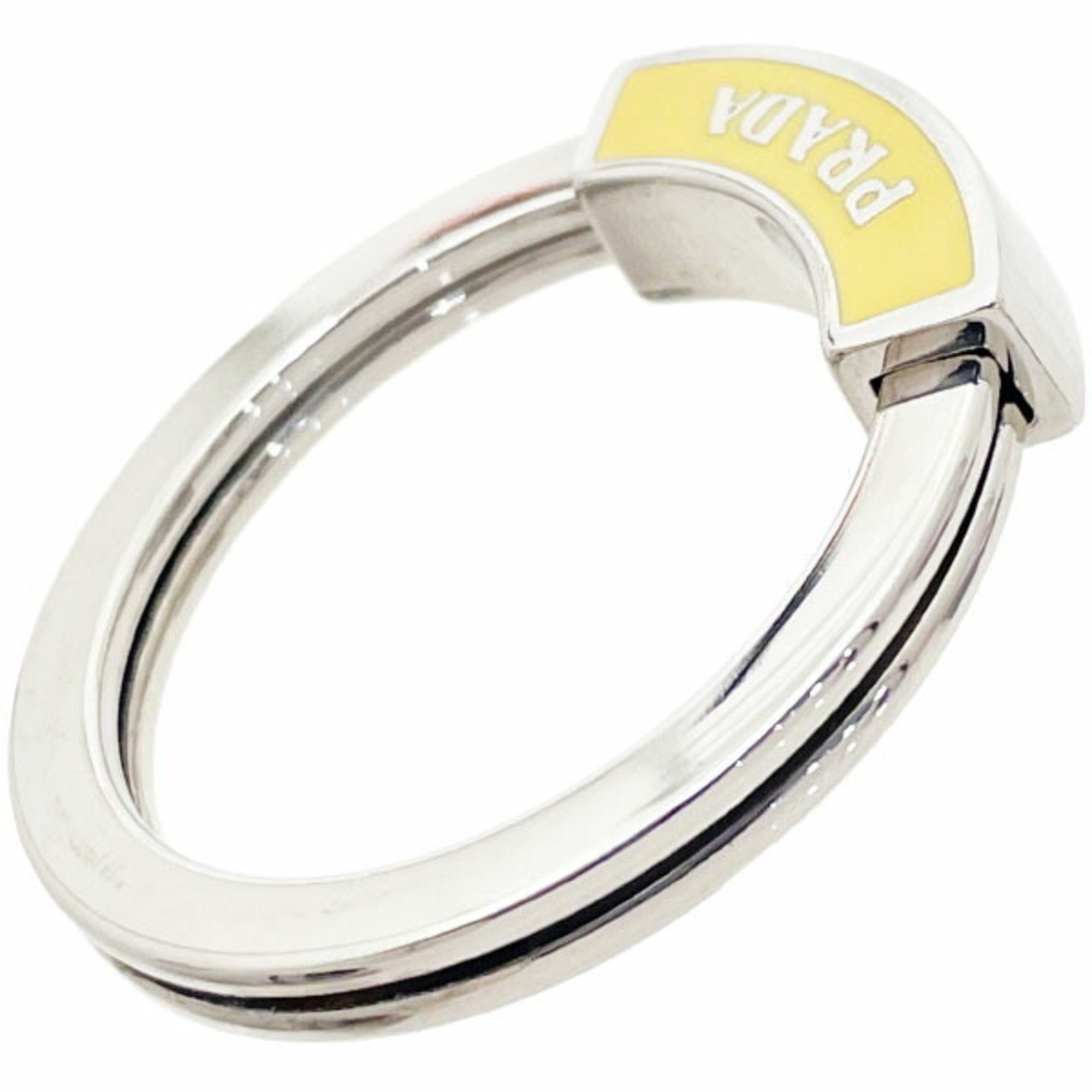 Prada Prada Keychain Key Ring 1AP023 PRADA Hook Charm Bag NICHEL SMALTO MAIS SS-15703 Size ONE SIZE - 3 Thumbnail