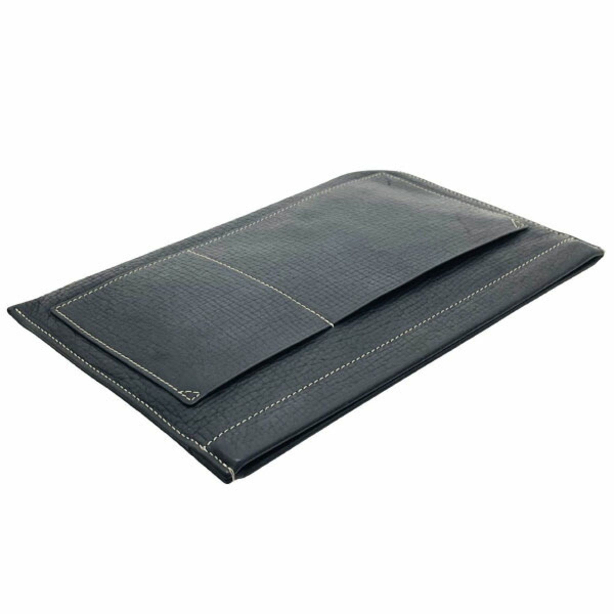 Loewe LOEWE Flat Pouch HH-15599, Multi-Pouch, Embossed Leather, Black Size ONE SIZE - 3 Thumbnail