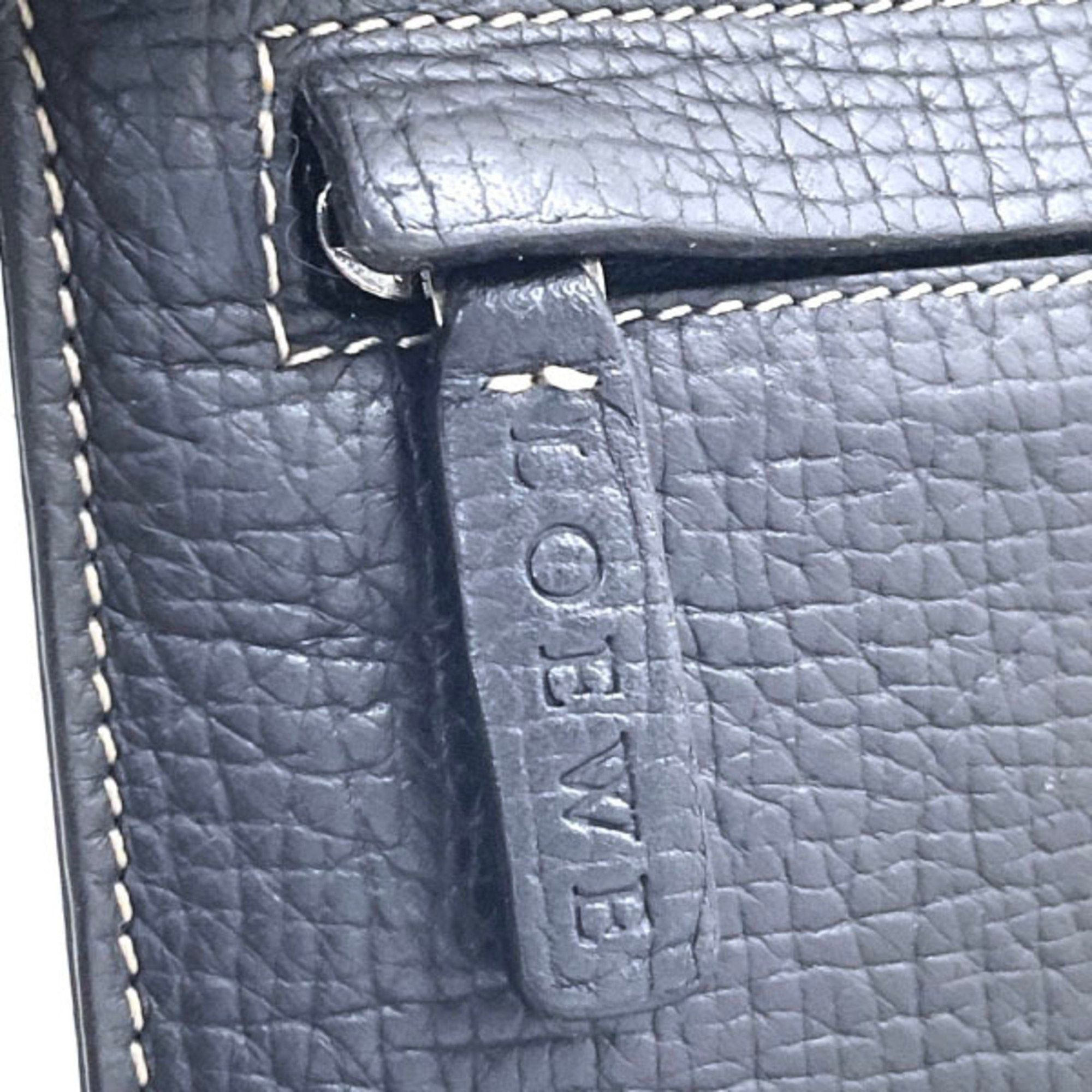 Loewe LOEWE Flat Pouch HH-15599, Multi-Pouch, Embossed Leather, Black Size ONE SIZE - 6 Thumbnail