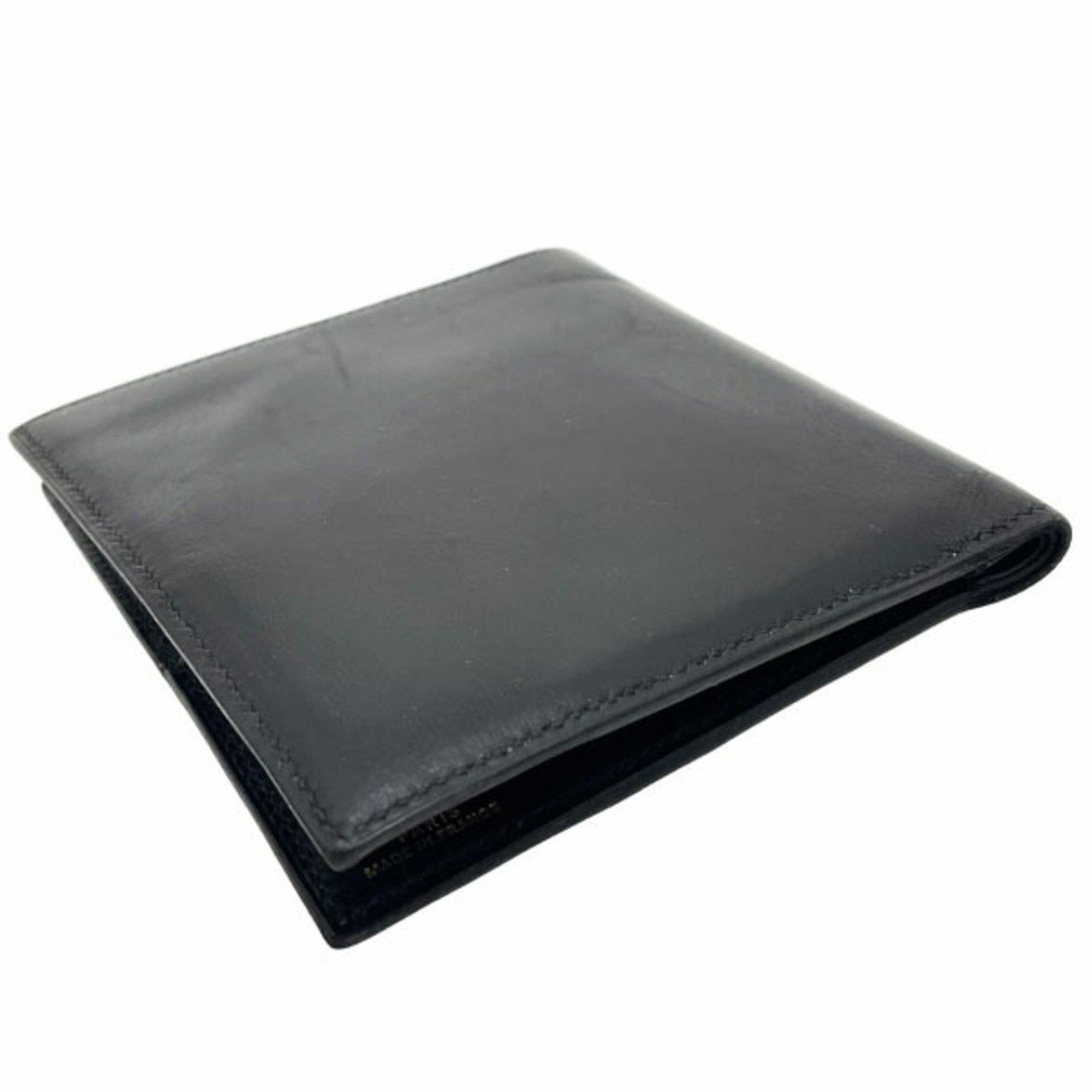Hermes Hermes bi-fold wallet in black leather (AKA-14793) Size ONE SIZE - 3 Thumbnail
