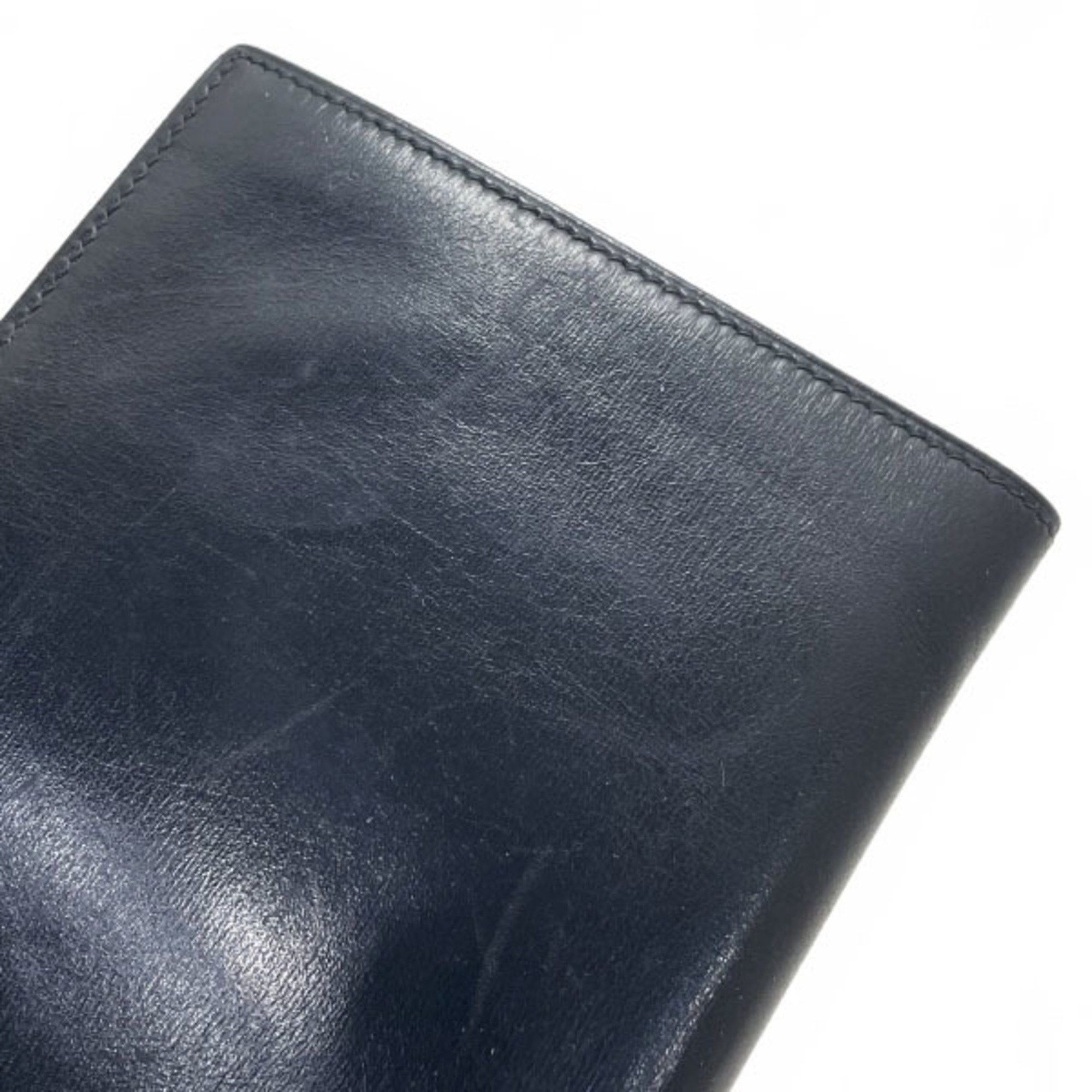 Hermes Hermes bi-fold wallet in black leather (AKA-14793) Size ONE SIZE - 6 Thumbnail