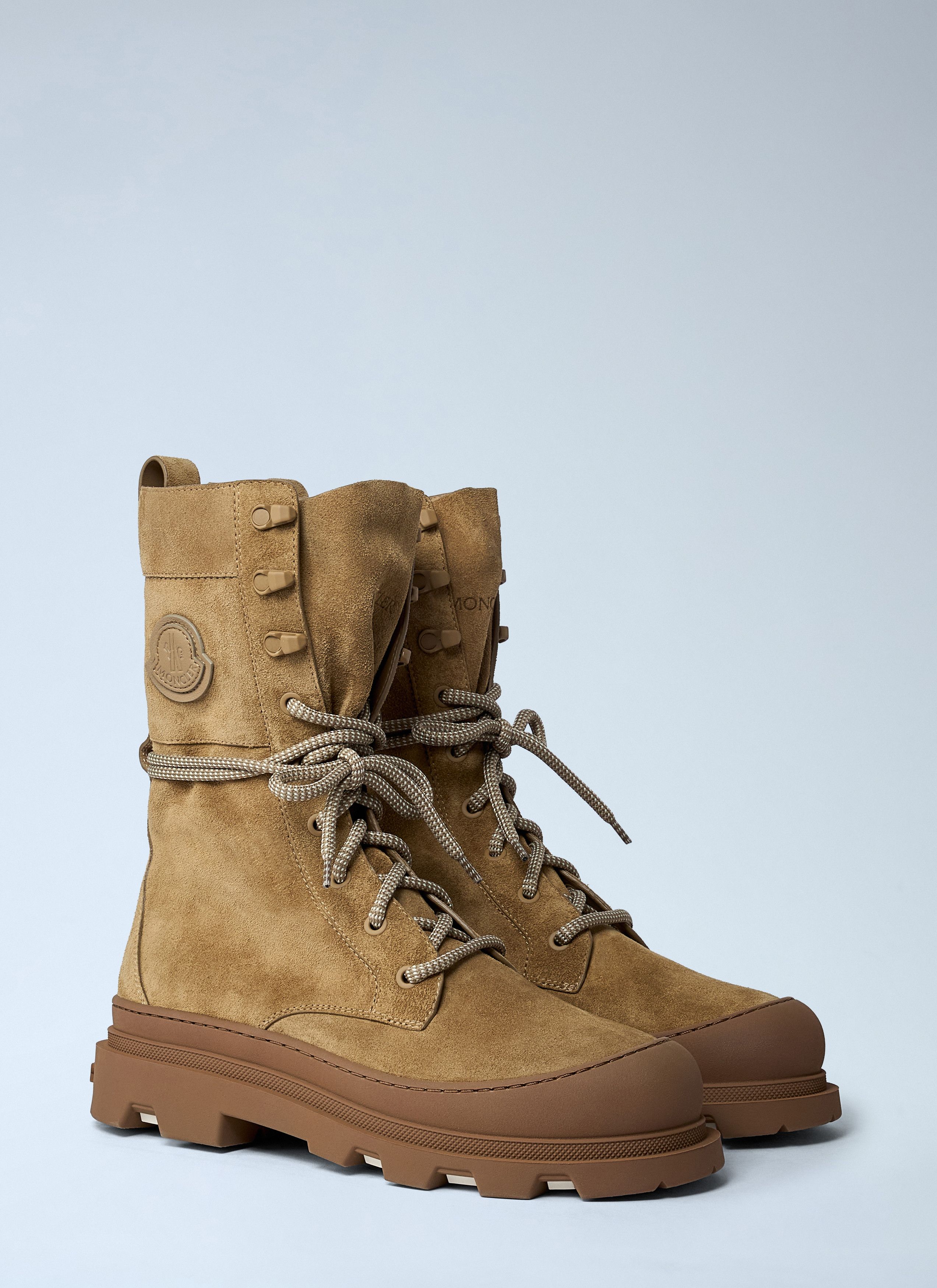 Moncler Vera Logo Patch Boots Size US 8 / IT 38 - 2 Thumbnail