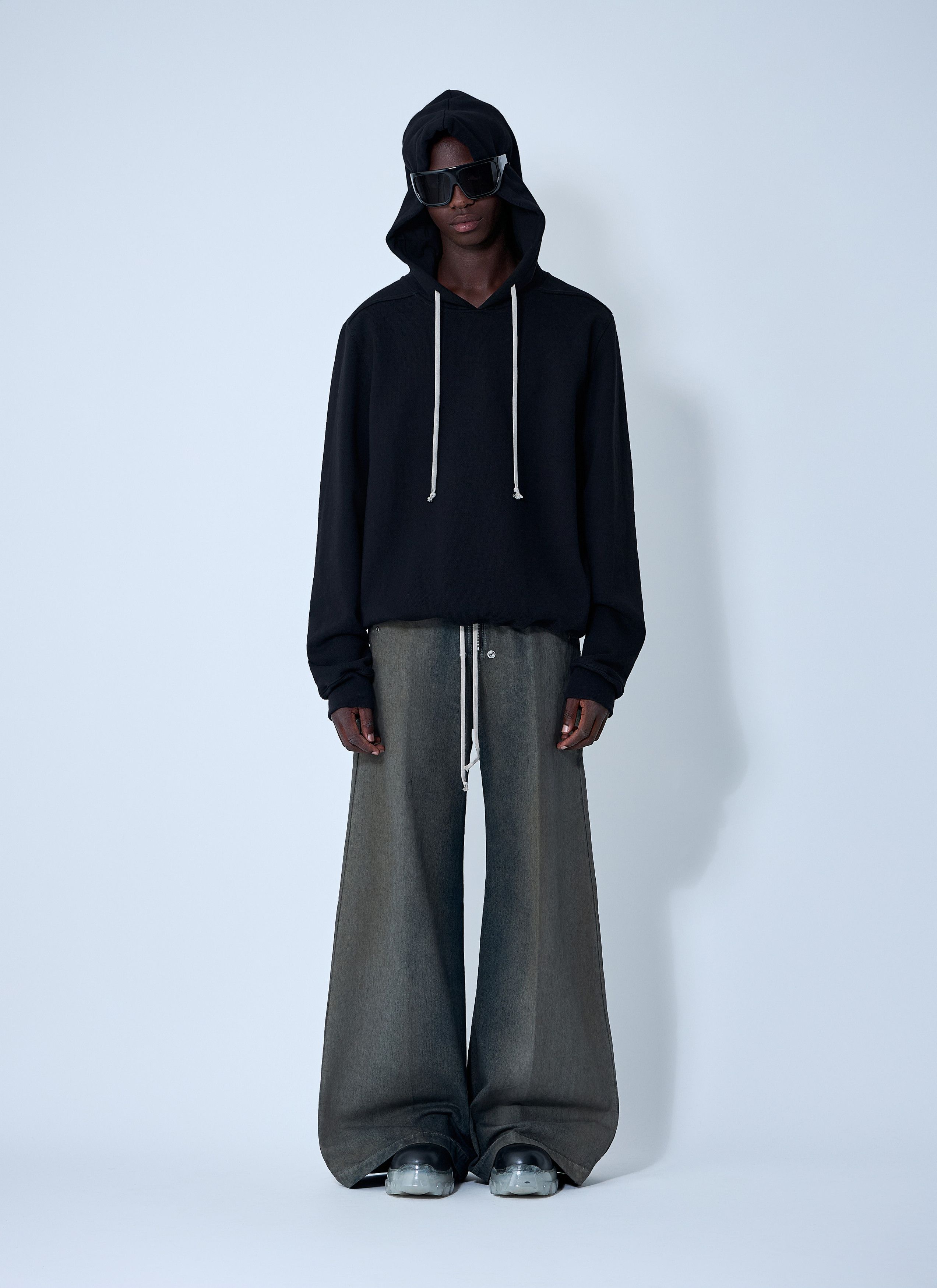 Rick Owens Cotton Hooded Sweatshirt Size US L / EU 52-54 / 3 - 2 Thumbnail