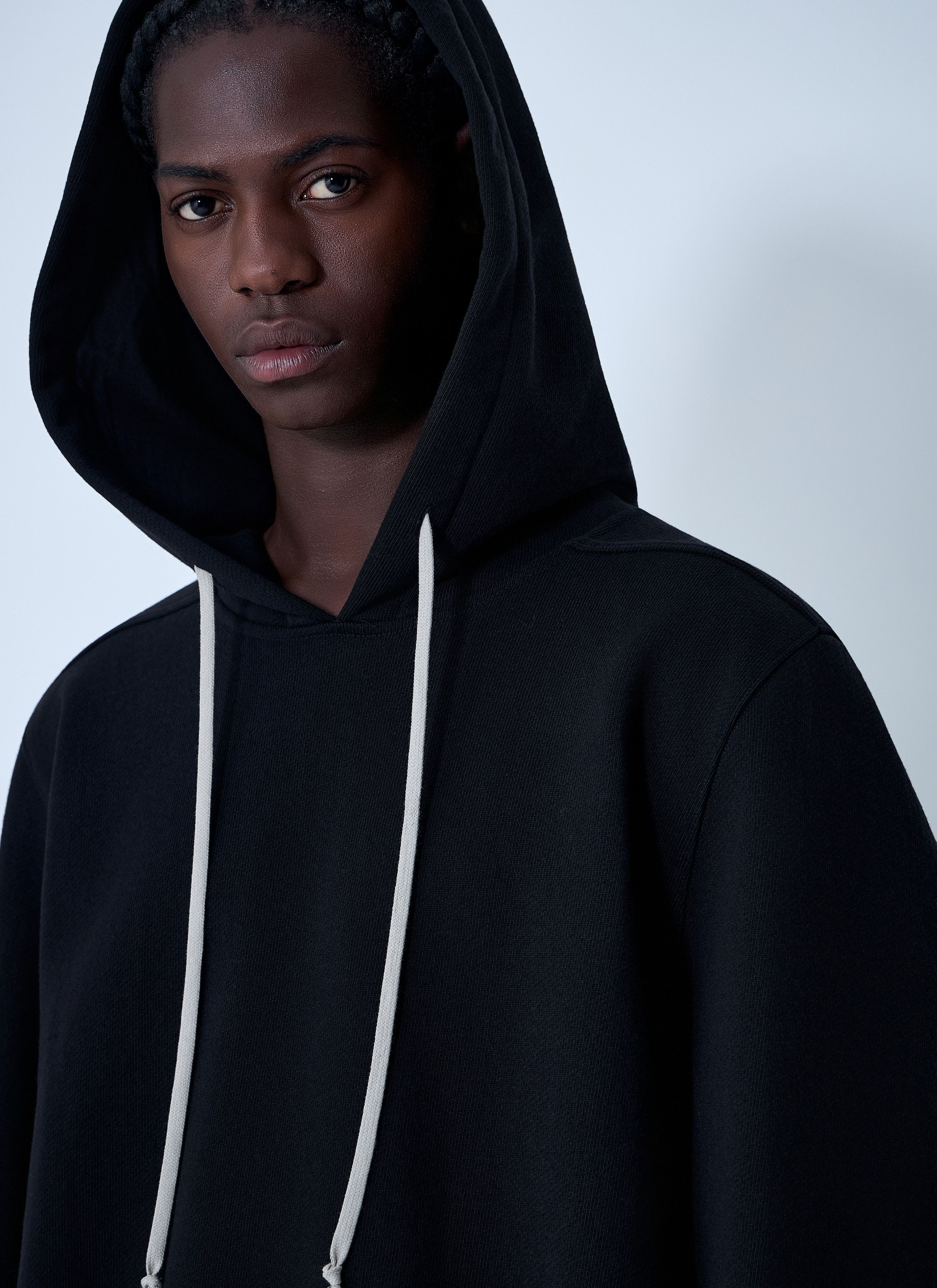 Rick Owens Cotton Hooded Sweatshirt Size US XL / EU 56 / 4 - 5 Thumbnail