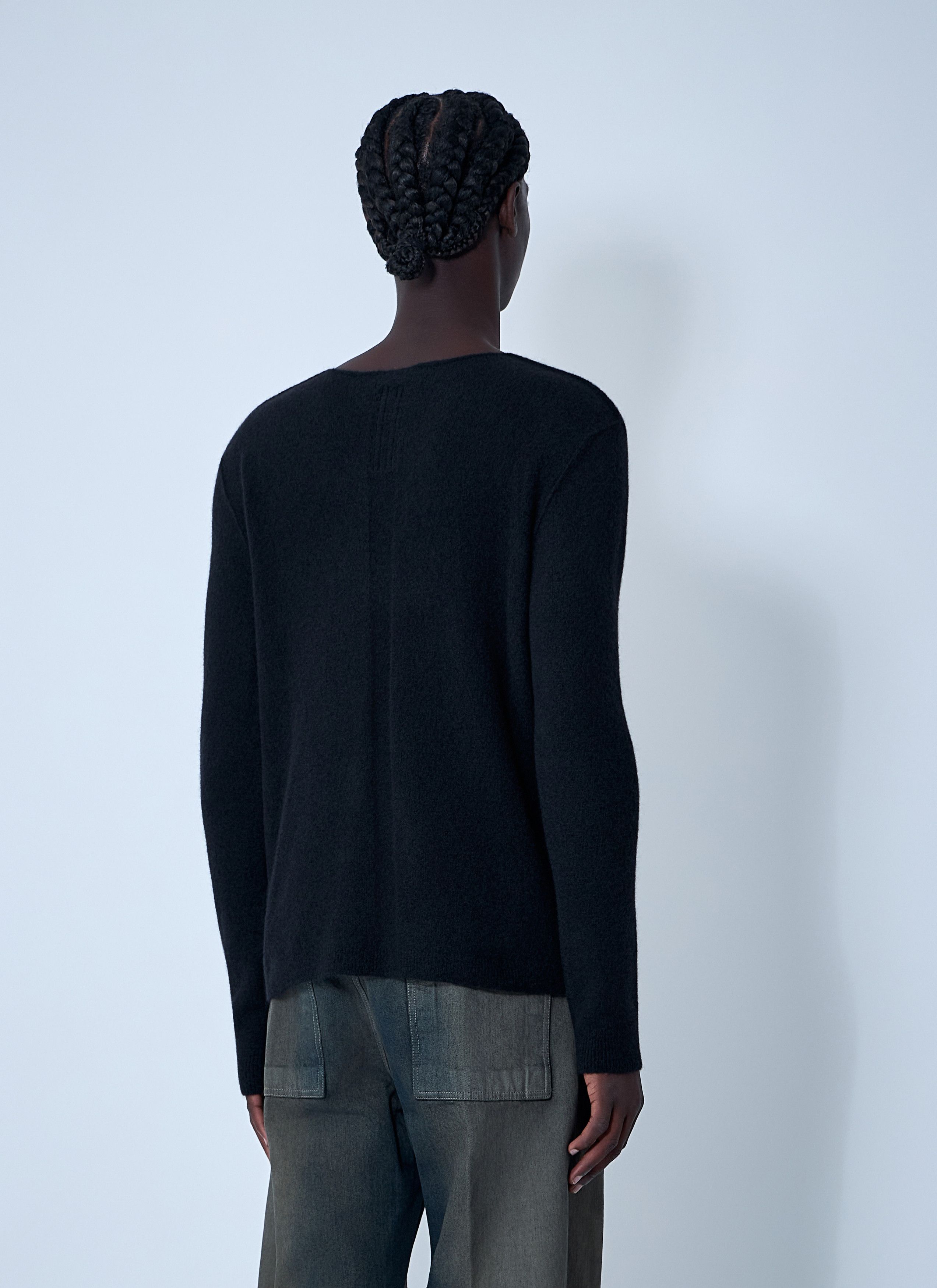 Rick Owens Wool-Blend Knit Top Size US L / EU 52-54 / 3 - 4 Thumbnail
