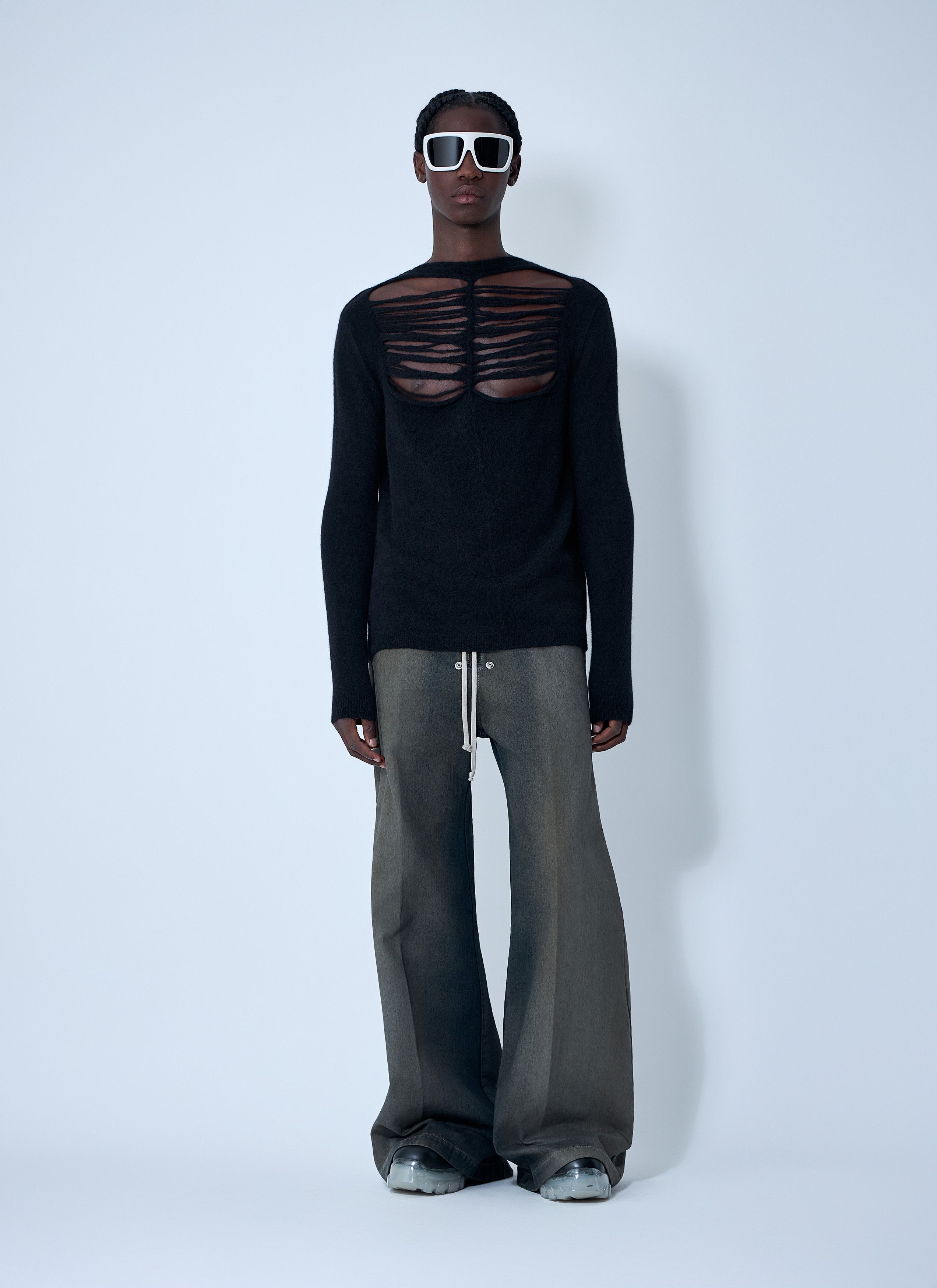 Rick Owens Wool-Blend Knit Top Size US L / EU 52-54 / 3 - 2 Thumbnail