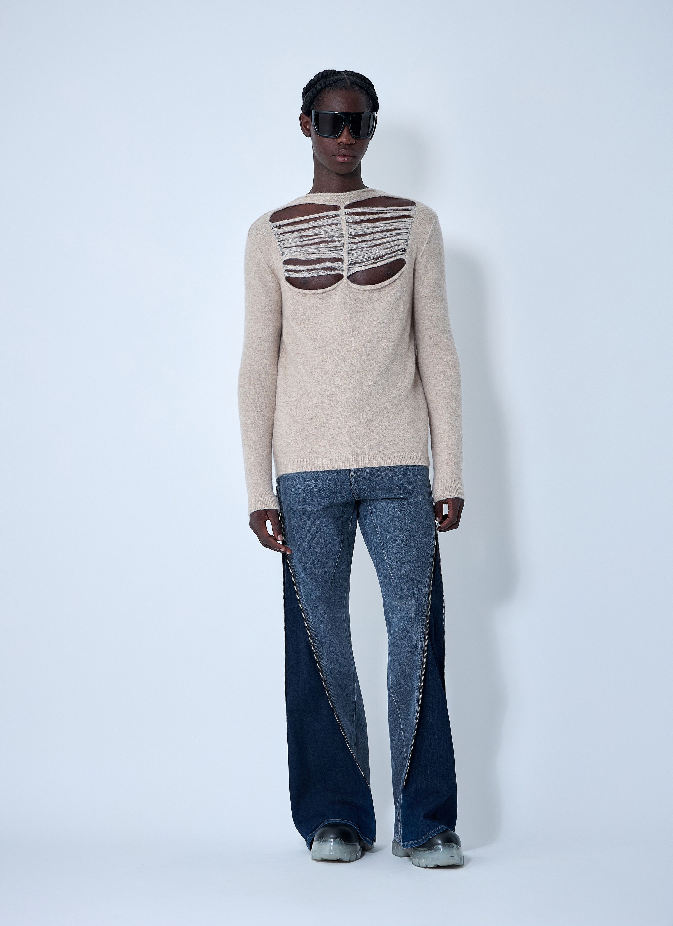 Rick Owens Wool-Blend Knit Top Size US M / EU 48-50 / 2 - 2 Thumbnail