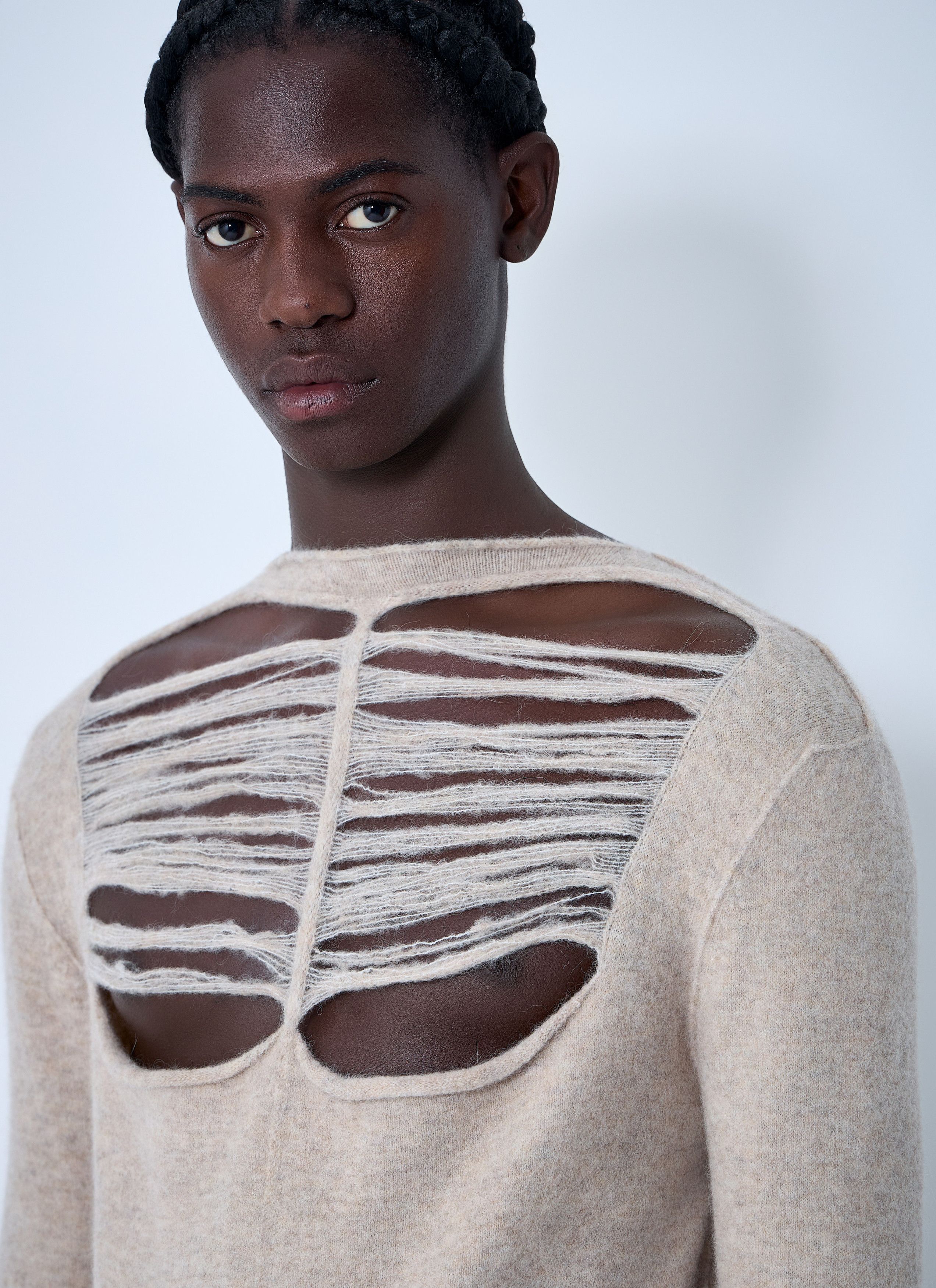 Rick Owens Wool-Blend Knit Top Size US M / EU 48-50 / 2 - 5 Thumbnail