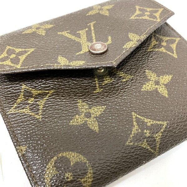 Louis Vuitton Louis Vuitton Louis Vuitton Portemonnaie Bille Cartes Crédits Monogram wallet Canvas Short Wallet M61660 Size ONE SIZE - 8 Thumbnail