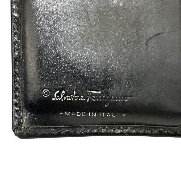 Salvatore Ferragamo Salvatore Ferragamo Salvatore Ferragamo Gancini Leather Wallet Leather Short Wallet AQ-220104 DUTY FREE for USA Size ONE SIZE - 4 Thumbnail