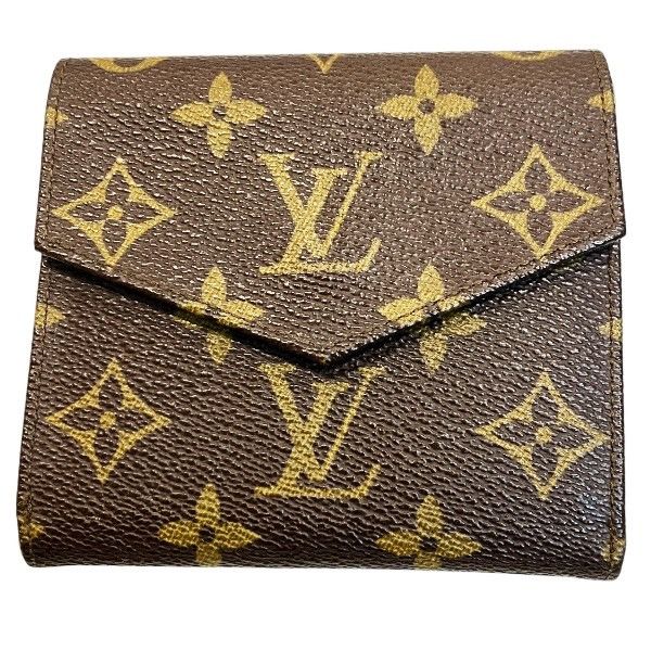Louis Vuitton Louis Vuitton Louis Vuitton Portemonnaie Monogram Trifold Wallet Canvas Short Wallet M61660 DUTY FREE for USA Size ONE SIZE - 2 Thumbnail