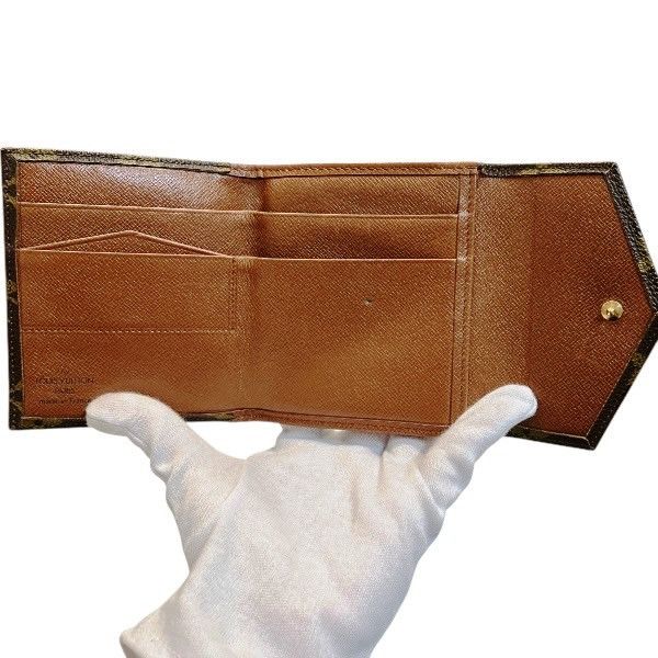Louis Vuitton Louis Vuitton Louis Vuitton Portemonnaie Monogram Trifold Wallet Canvas Short Wallet M61660 DUTY FREE for USA Size ONE SIZE - 3 Thumbnail