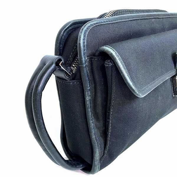 Gucci Gucci Gucci Canvas Leather Clutch Bag Canvas Clutch Bag 203998 DUTY FREE for USA Size ONE SIZE - 4 Thumbnail