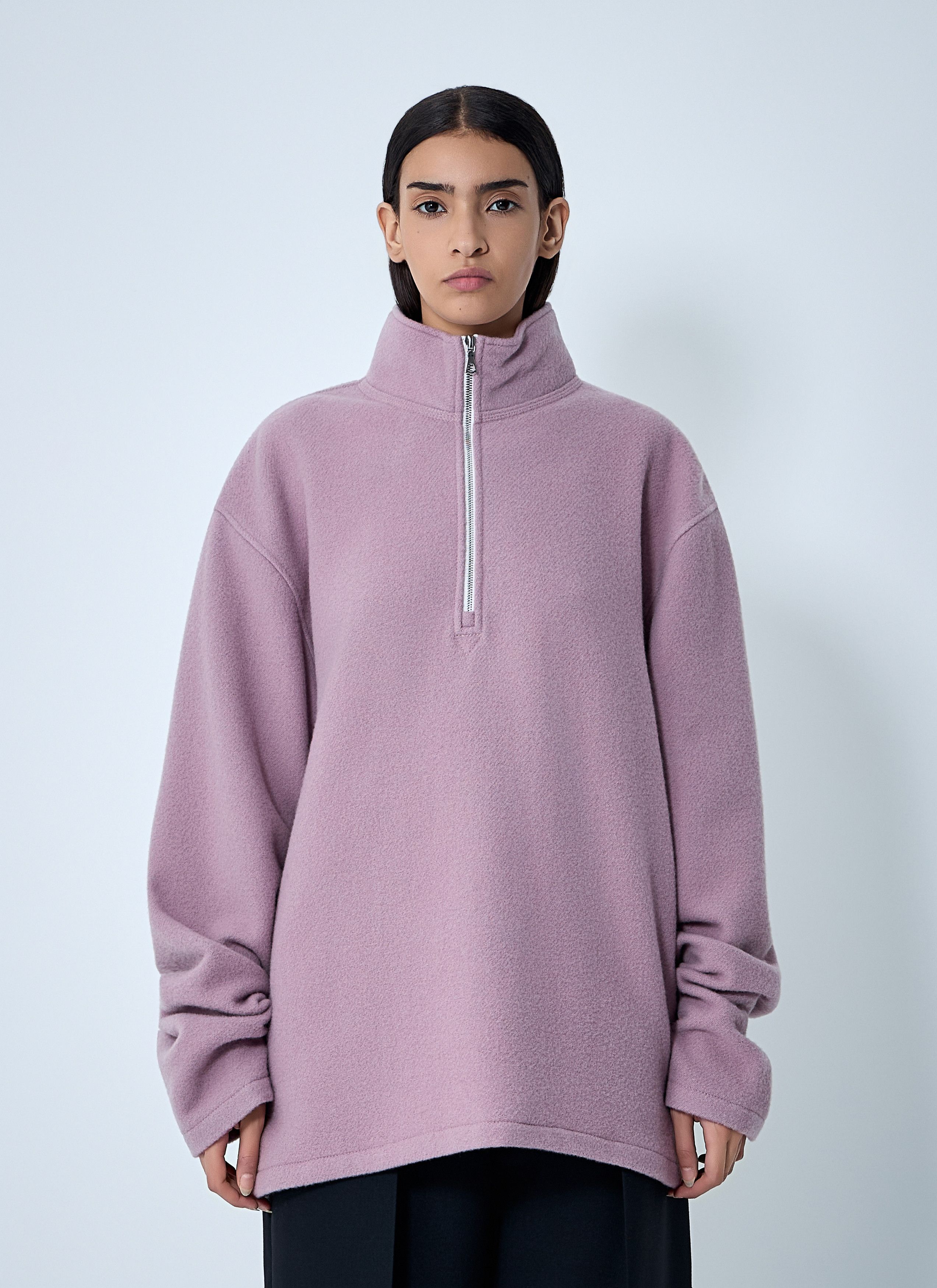 RIER Zip-Up Fleece Sweatshirt Size XL / US 12-14 / IT 48-50 - 7 Thumbnail