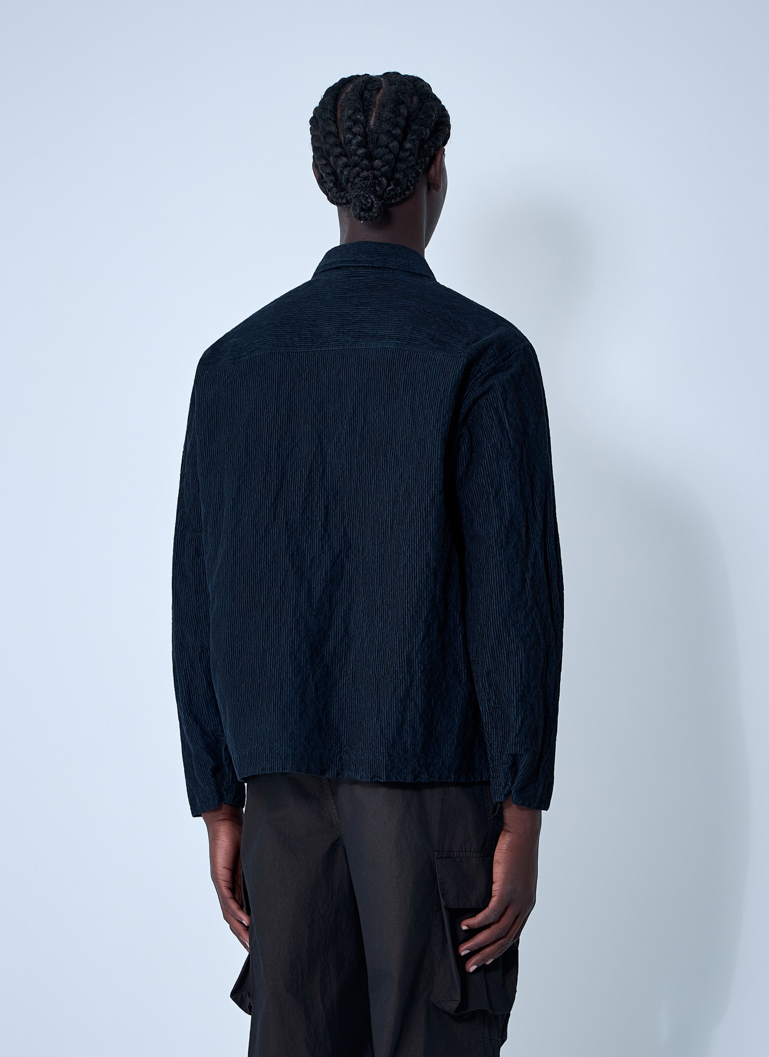 Stone Island Logo Motif Corduroy Shirt Size US M / EU 48-50 / 2 - 4 Thumbnail