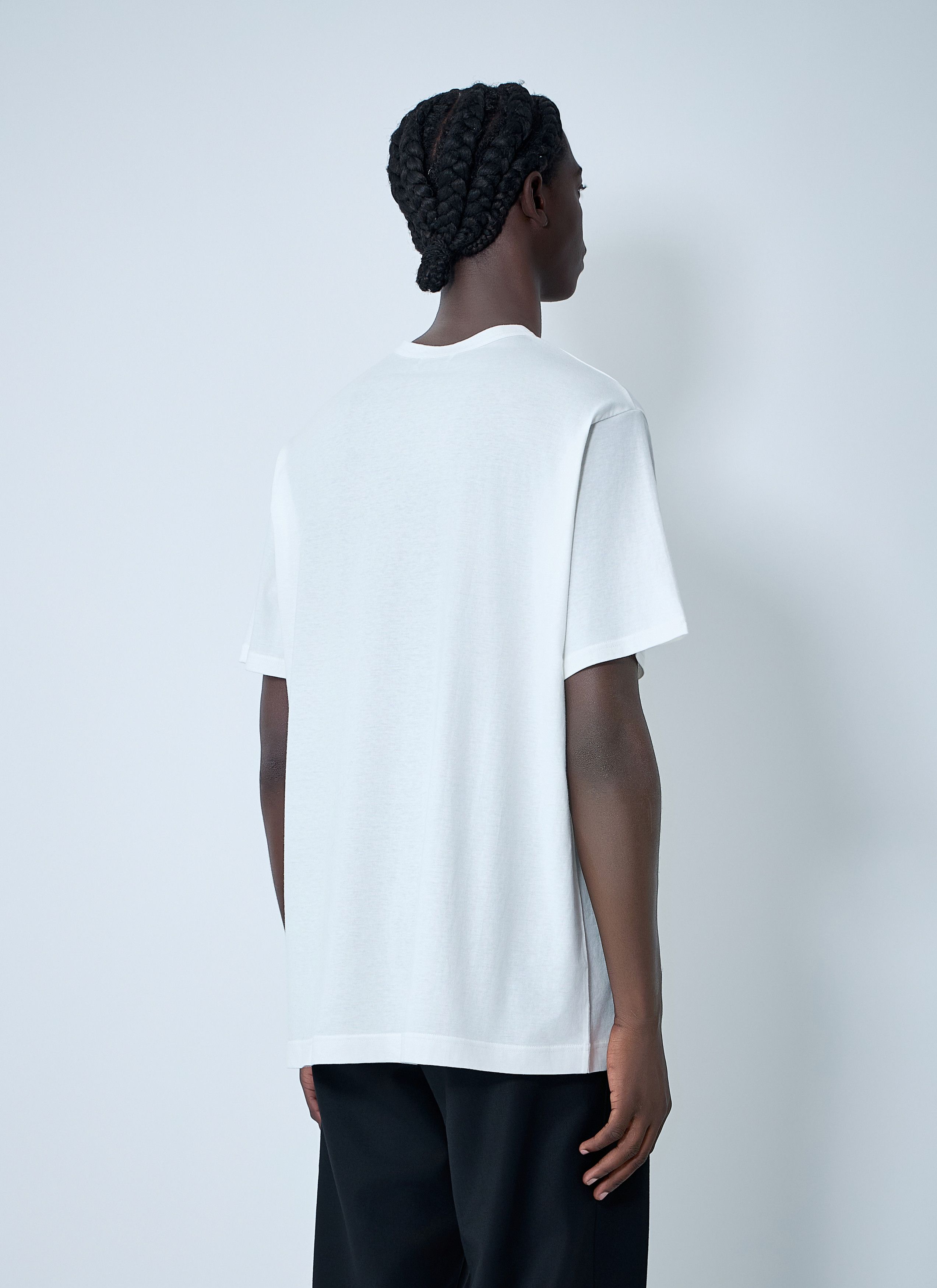 Yohji Yamamoto Logo Motif T-Shirt Size US L / EU 52-54 / 3 - 4 Thumbnail