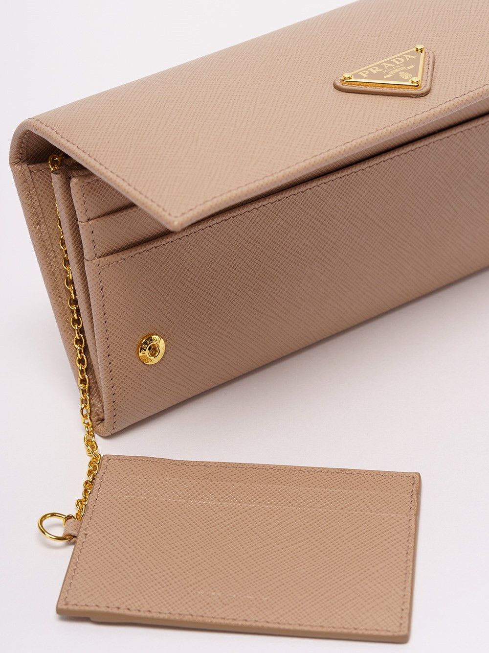 Prada Large Saffiano Leather Wallet Size ONE SIZE - 3 Thumbnail